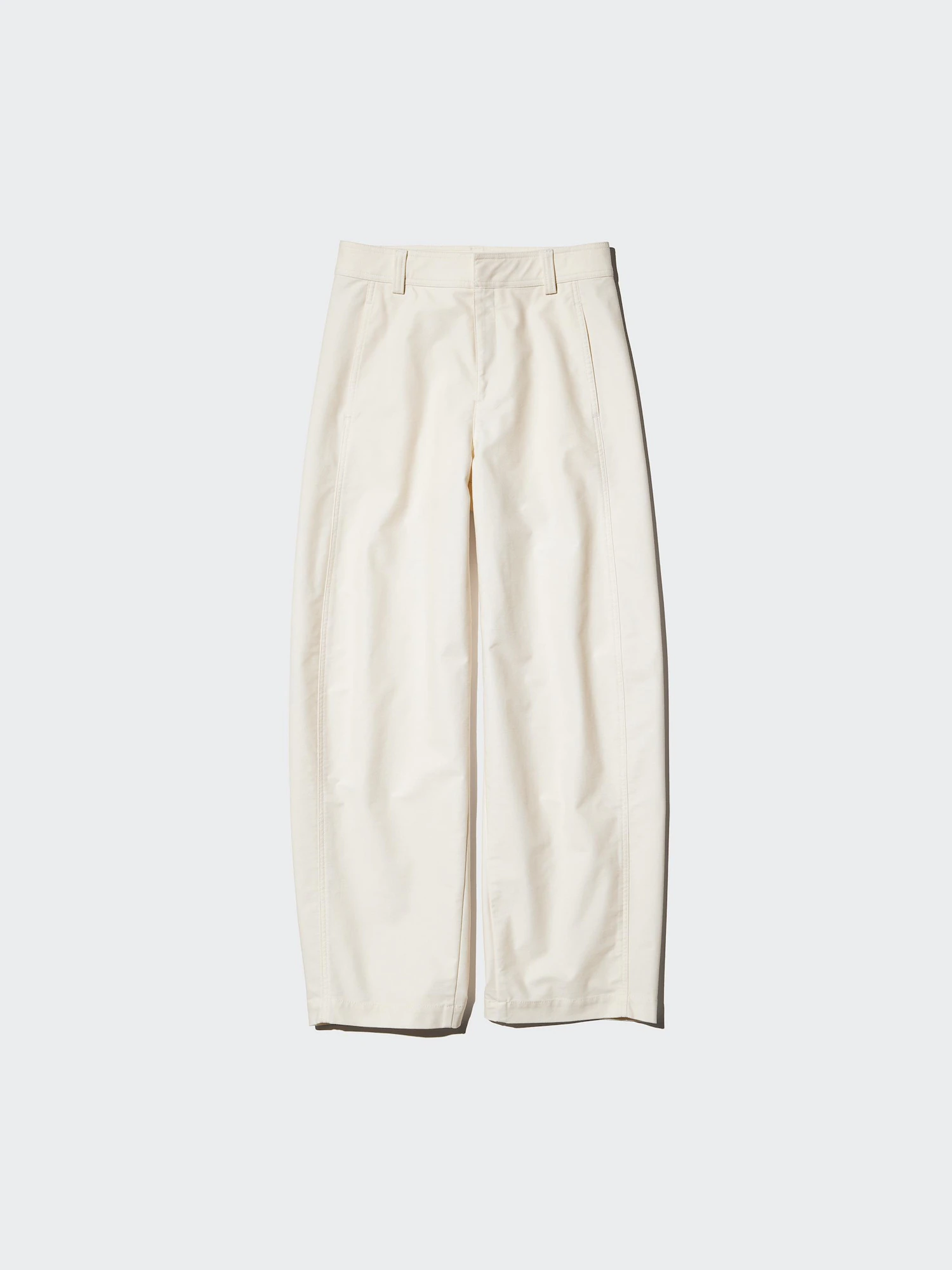 Джерсовые брюки barrel leg, удлинённые — UNIQLO