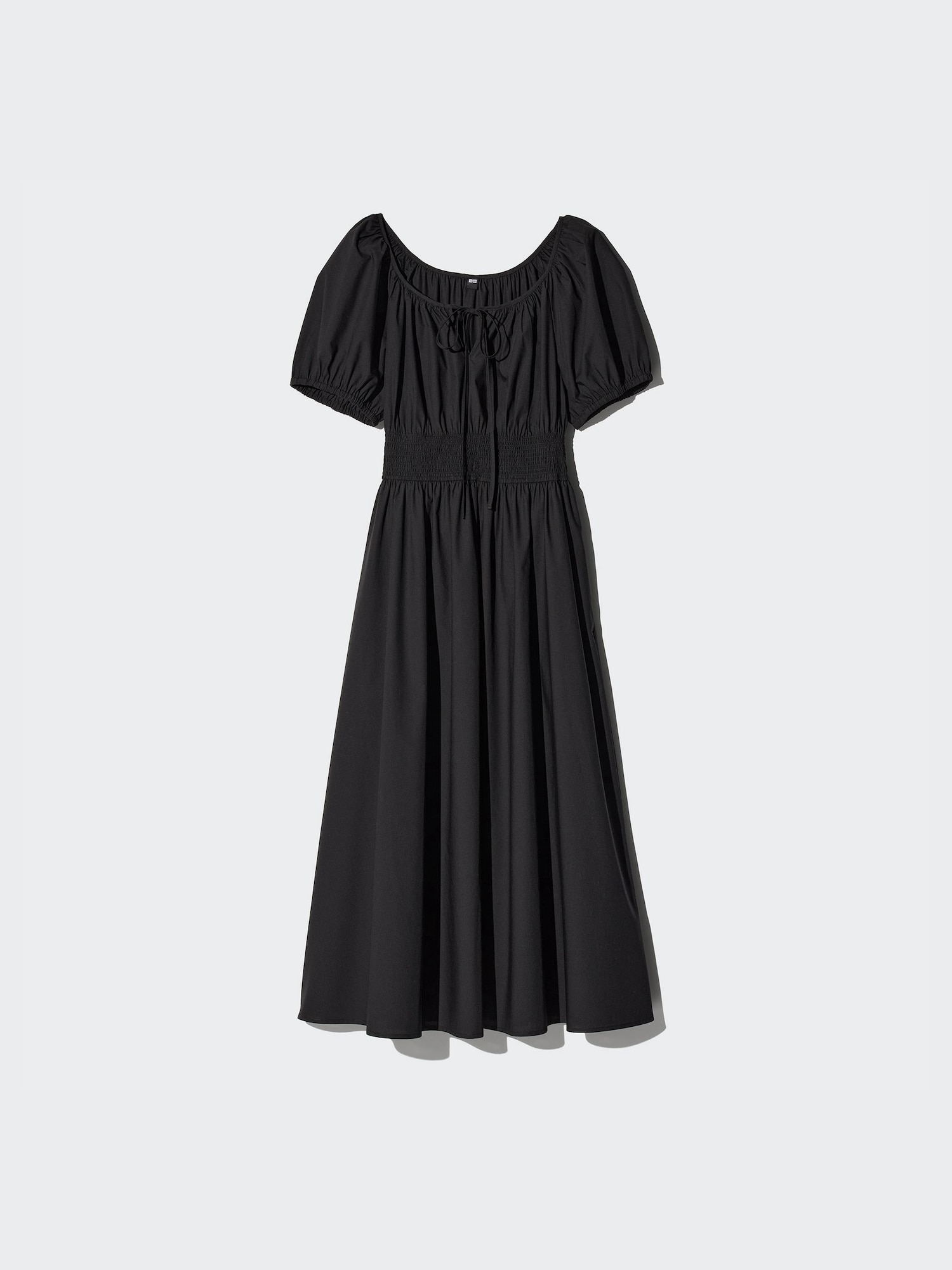 Платье с пышными рукавами (короткий рукав) — UNIQLO