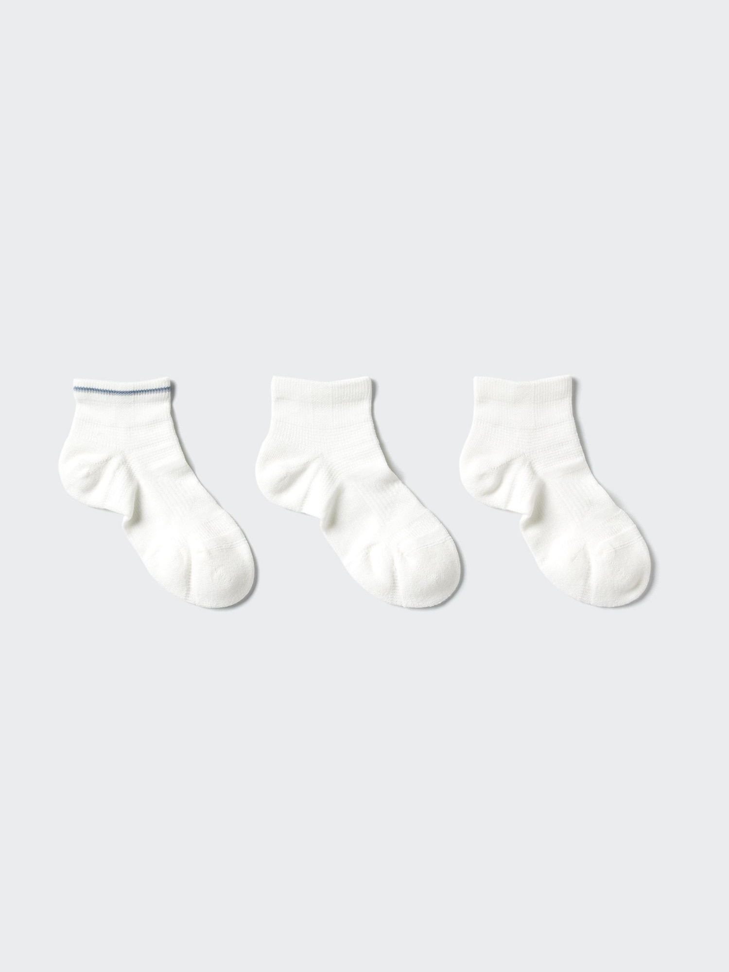 Короткие носки с махровой полосой (набор 3 пары) — UNIQLO
