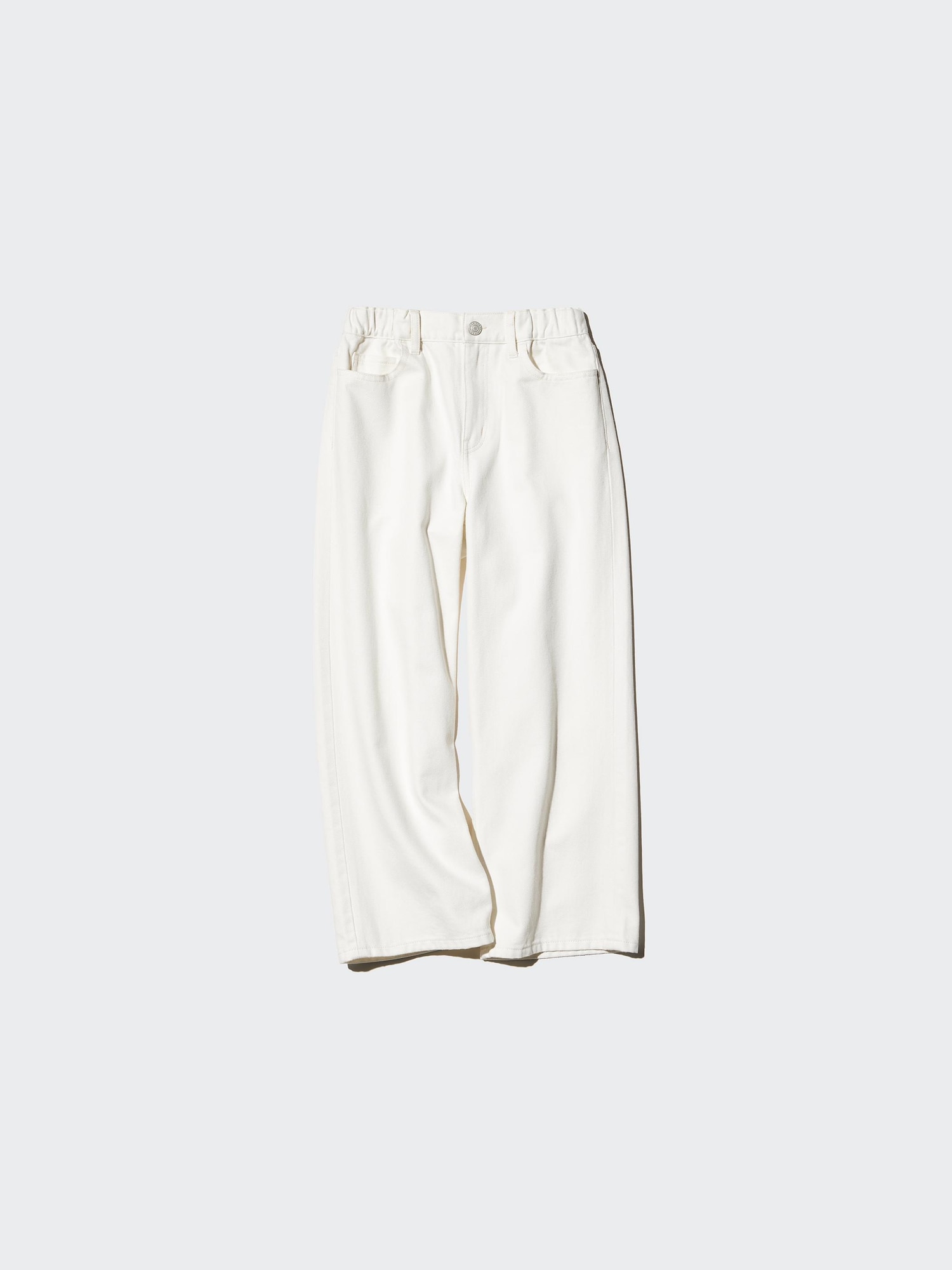 Джинсы широкие прямые с застёжкой — UNIQLO