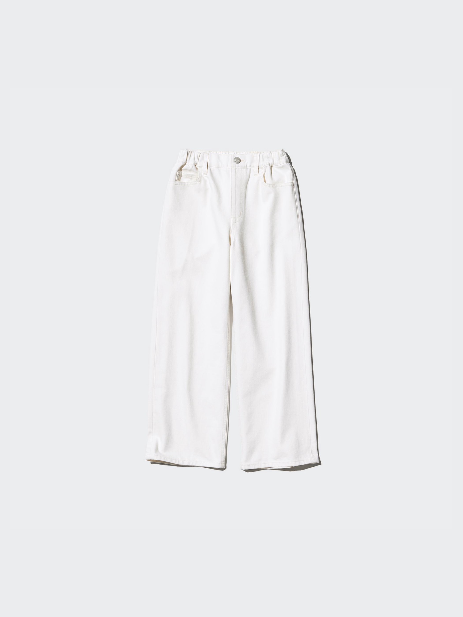 Джинсы широкие прямые без застёжки — UNIQLO
