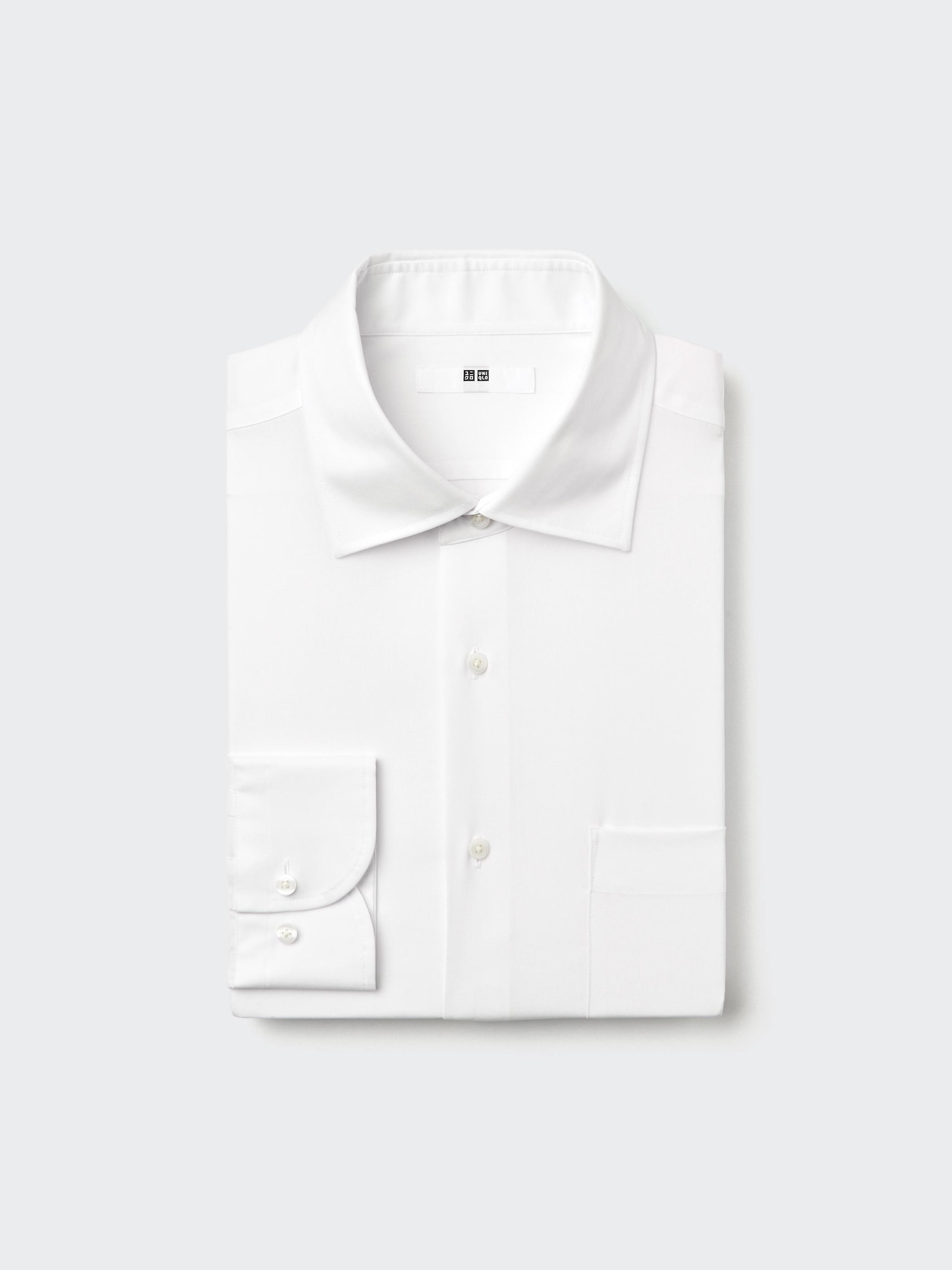 Рубашка с полуширокой планкой — UNIQLO