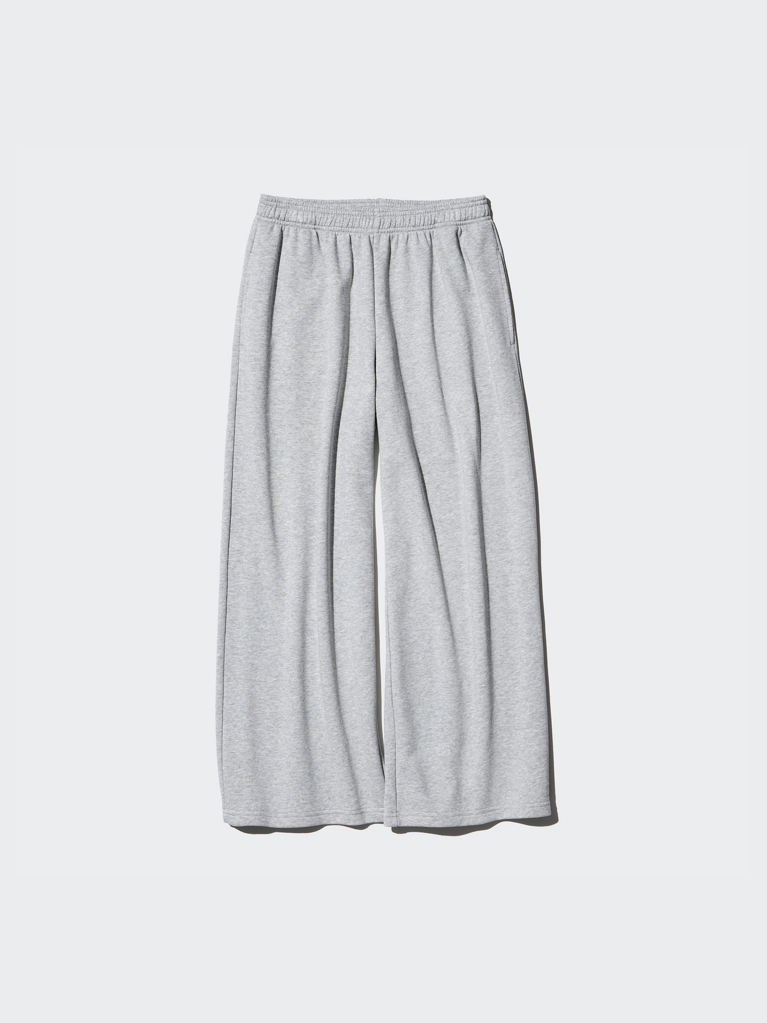 Широкие брюки из свитшотной ткани укороченные — UNIQLO