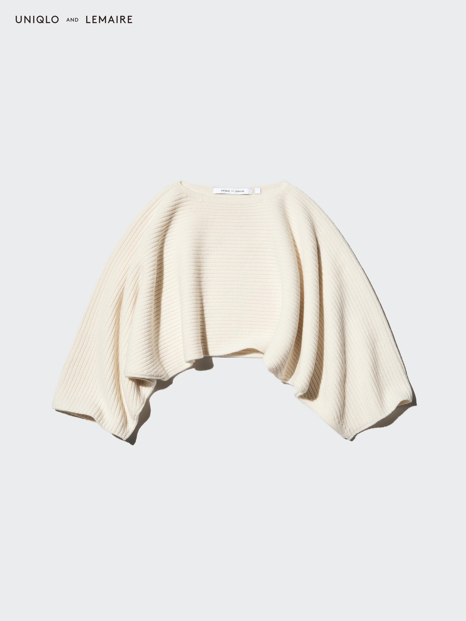 Укороченный свитер из ягнёнка — UNIQLO