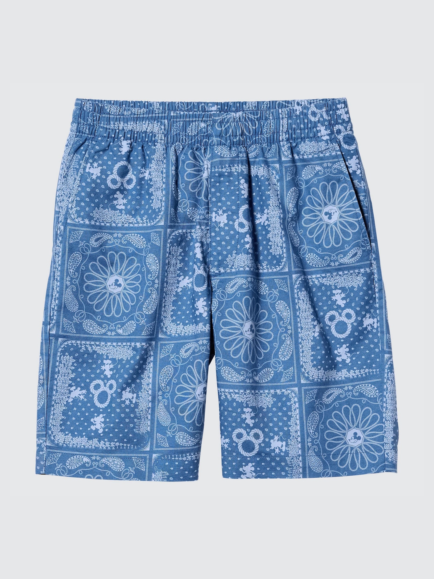 Disney In Blue Шорты лён с добавками — UNIQLO