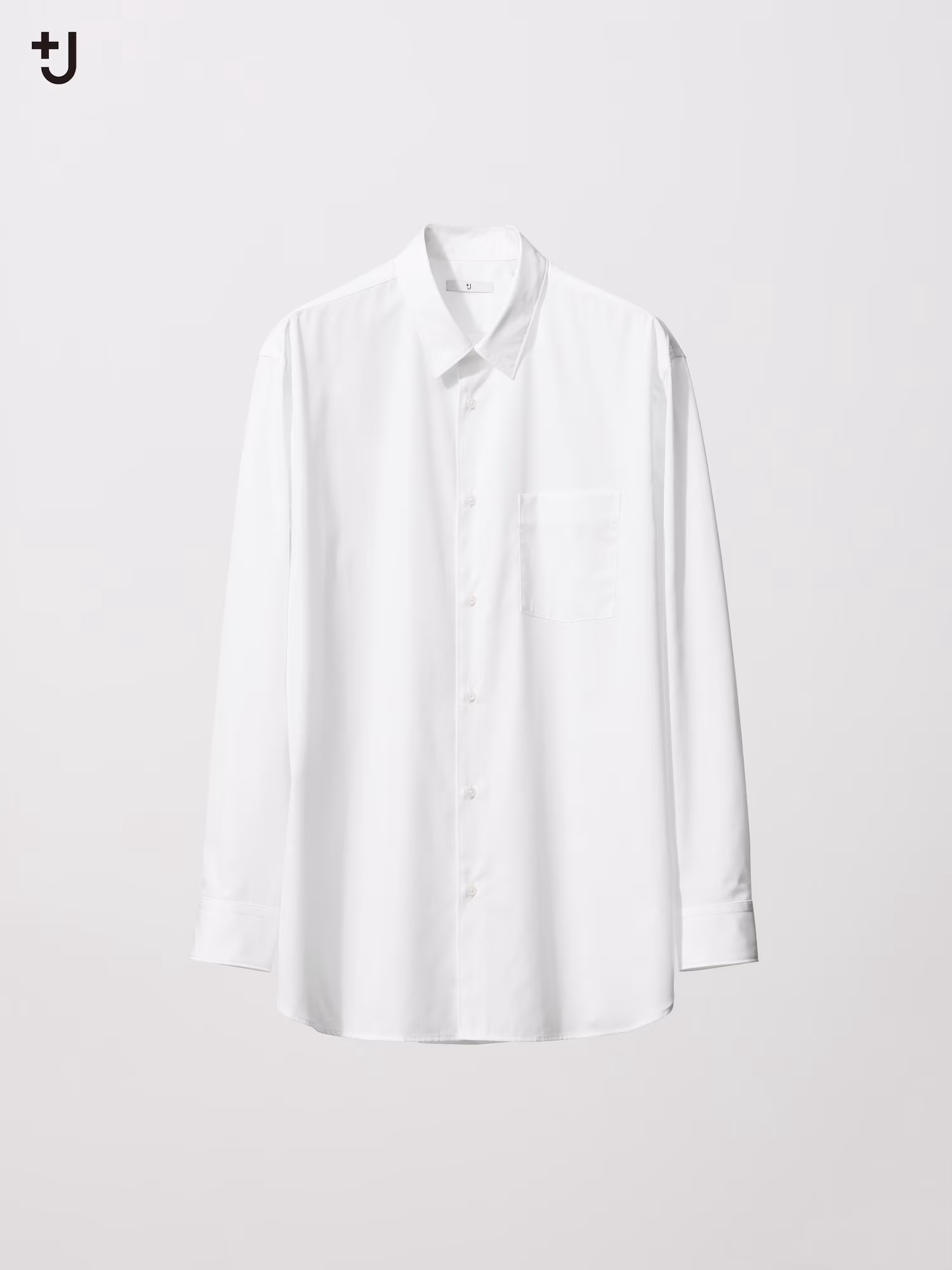 Рубашка из поплина/классический воротник — UNIQLO