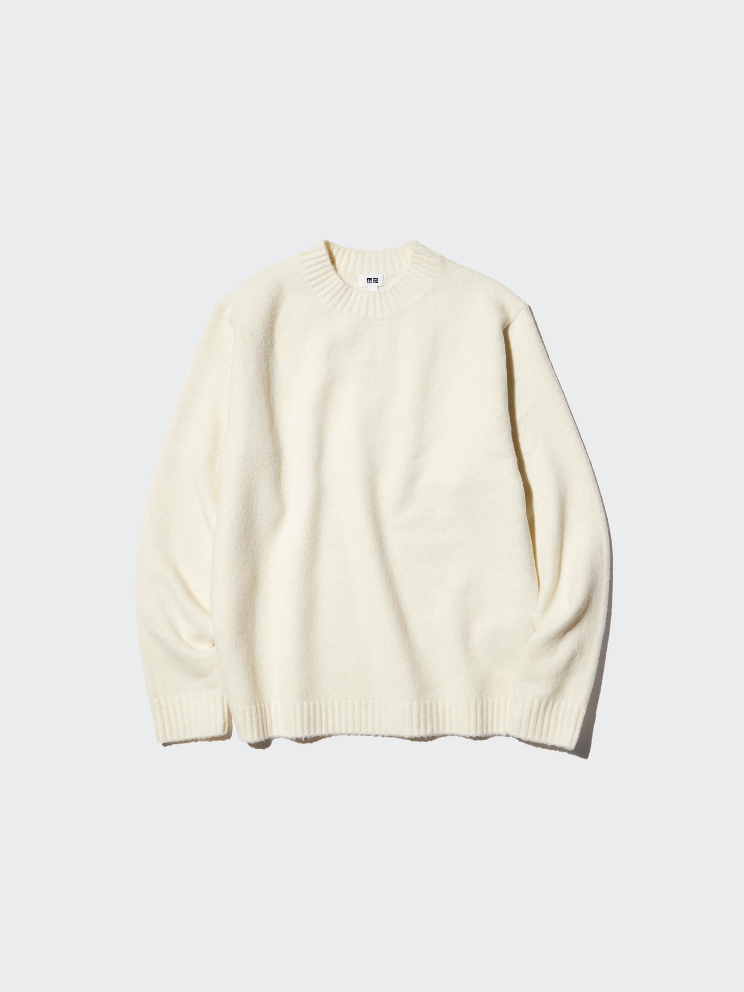 Свитер с круглым вырезом, суфле-пряжа — UNIQLO