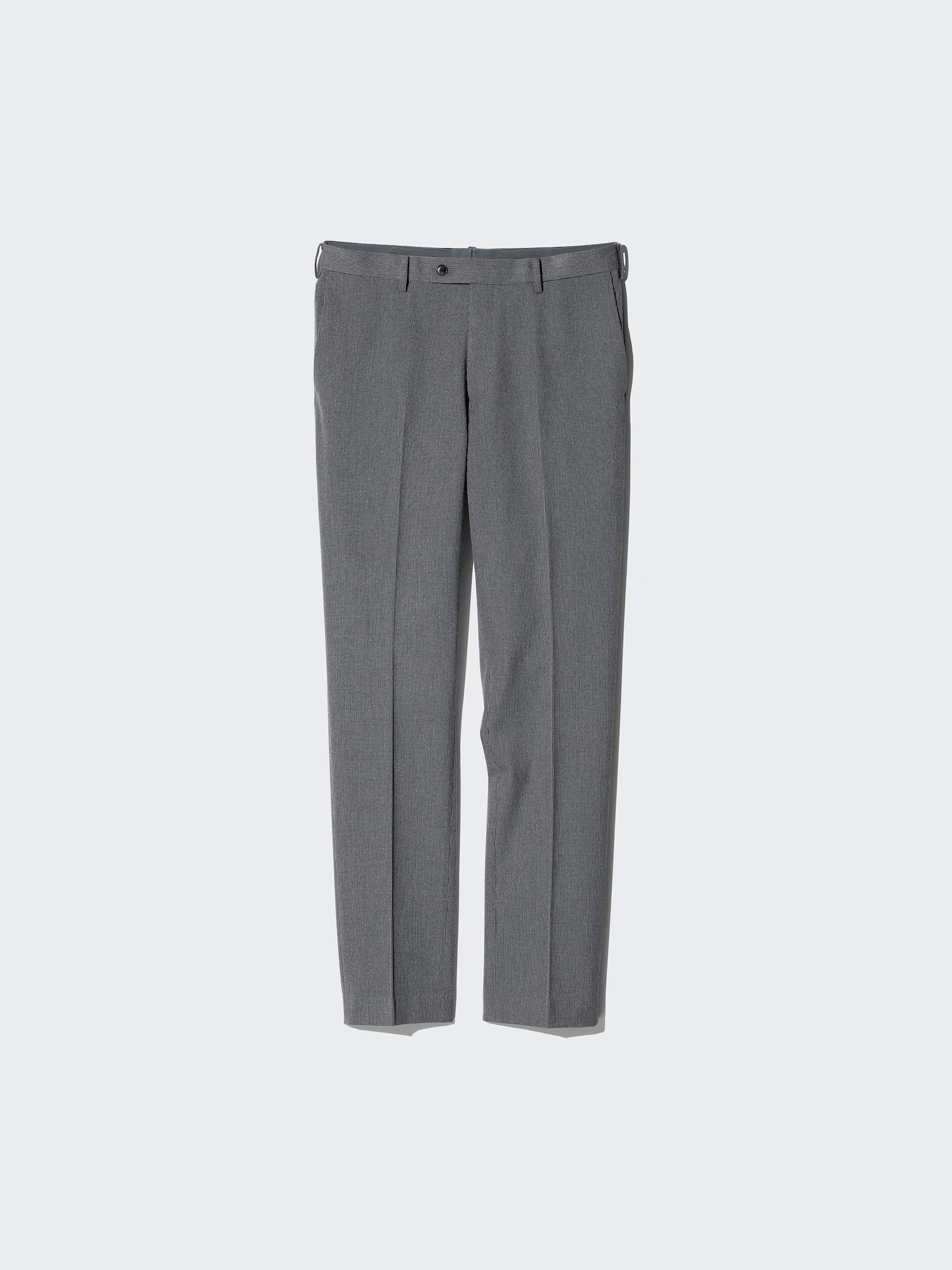 Утепленные умные брюки в елочку — UNIQLO