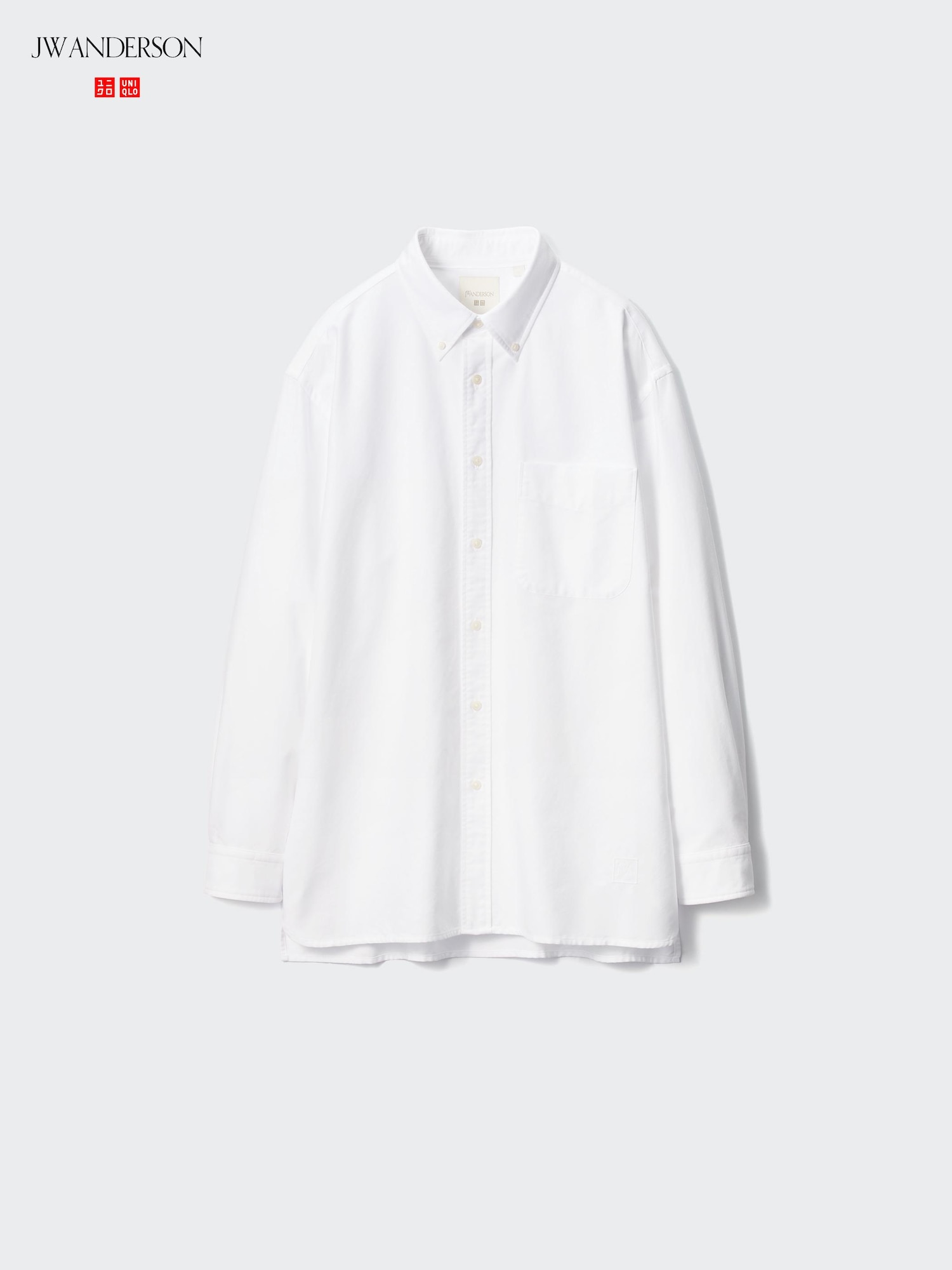 Оверсайз оксфордская рубашка — UNIQLO
