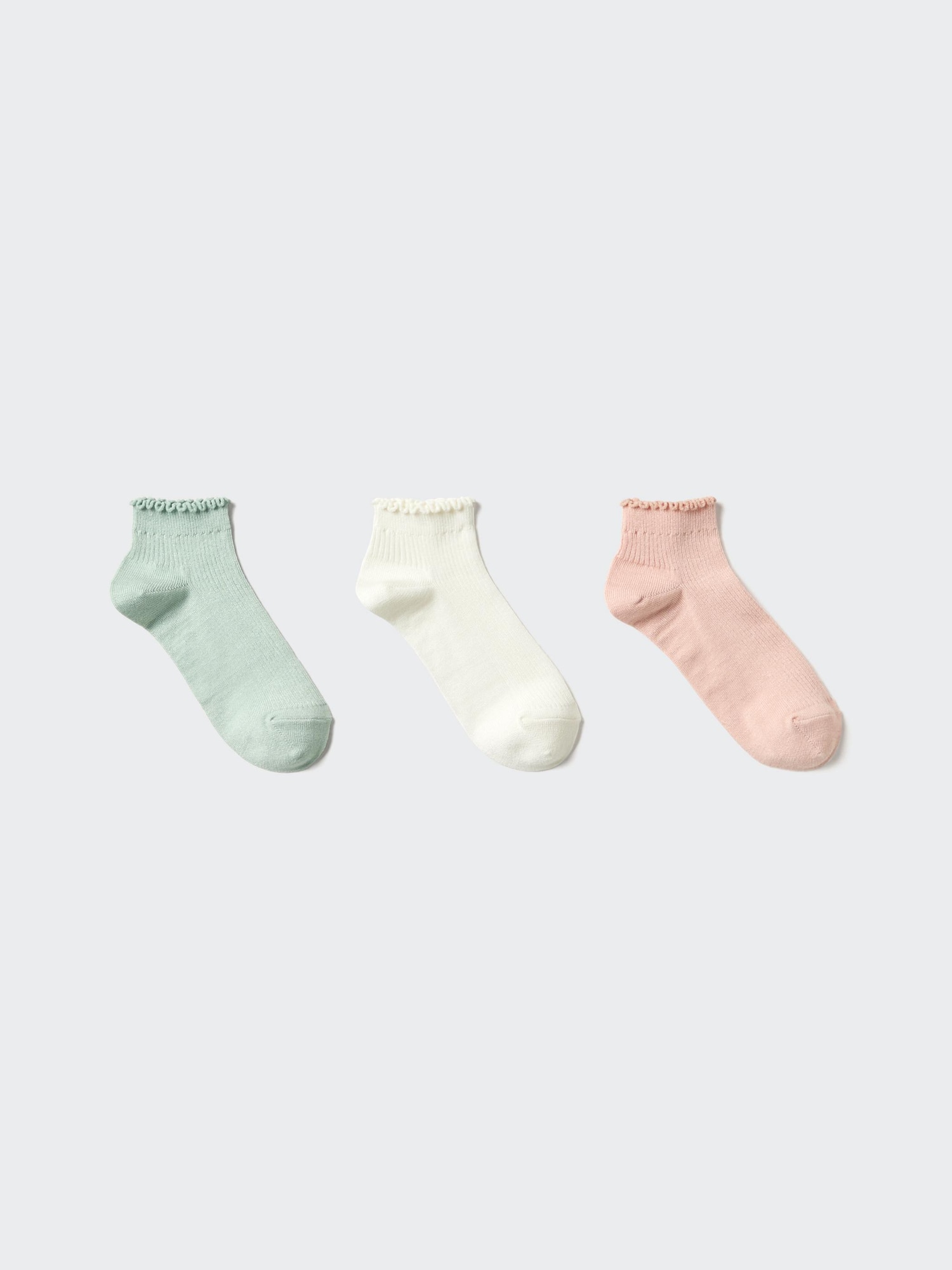 Girls короткие носки (3 пары) — UNIQLO