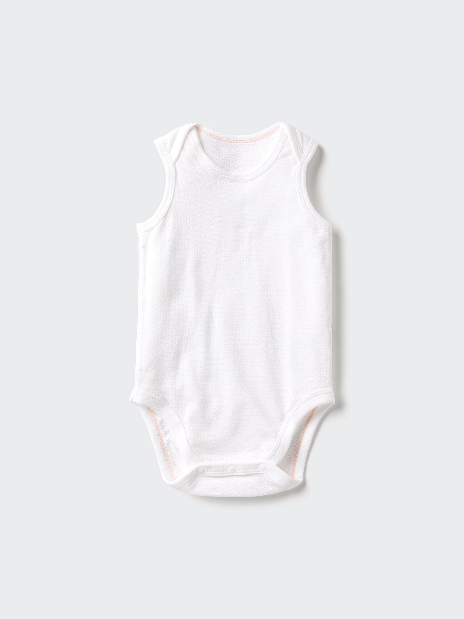 Боди сетчатое из хлопка без рукавов — UNIQLO