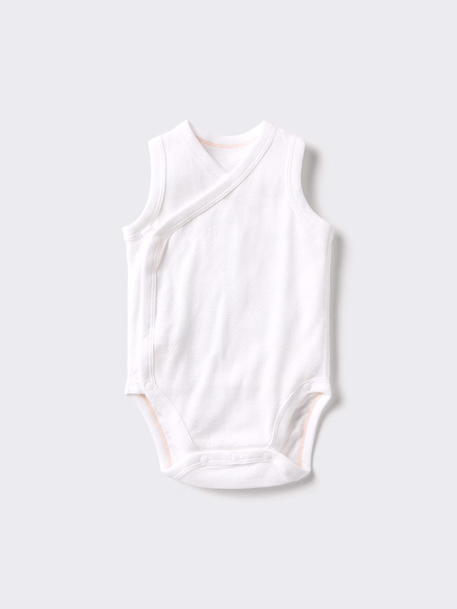 Боди сетчатое из хлопка без рукавов с гульфиком — UNIQLO
