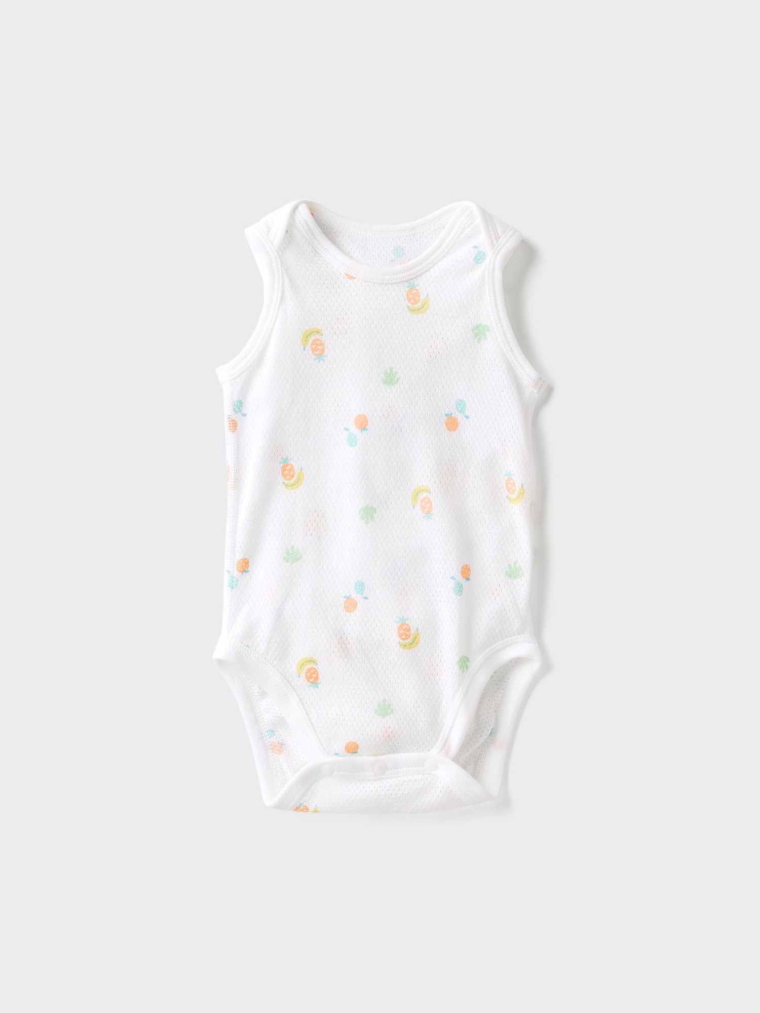 Боди сетчатое из хлопка без рукавов — UNIQLO
