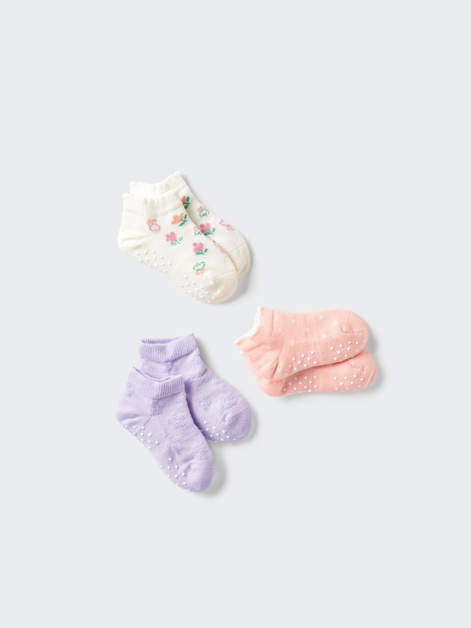 Короткие носки (набор 3 пары) — UNIQLO