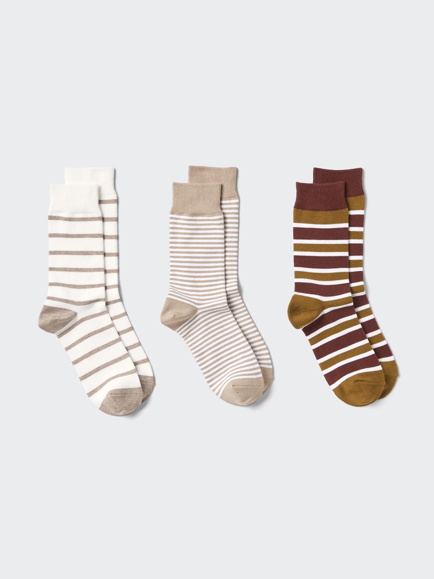Носки полосатые 3 пары — UNIQLO