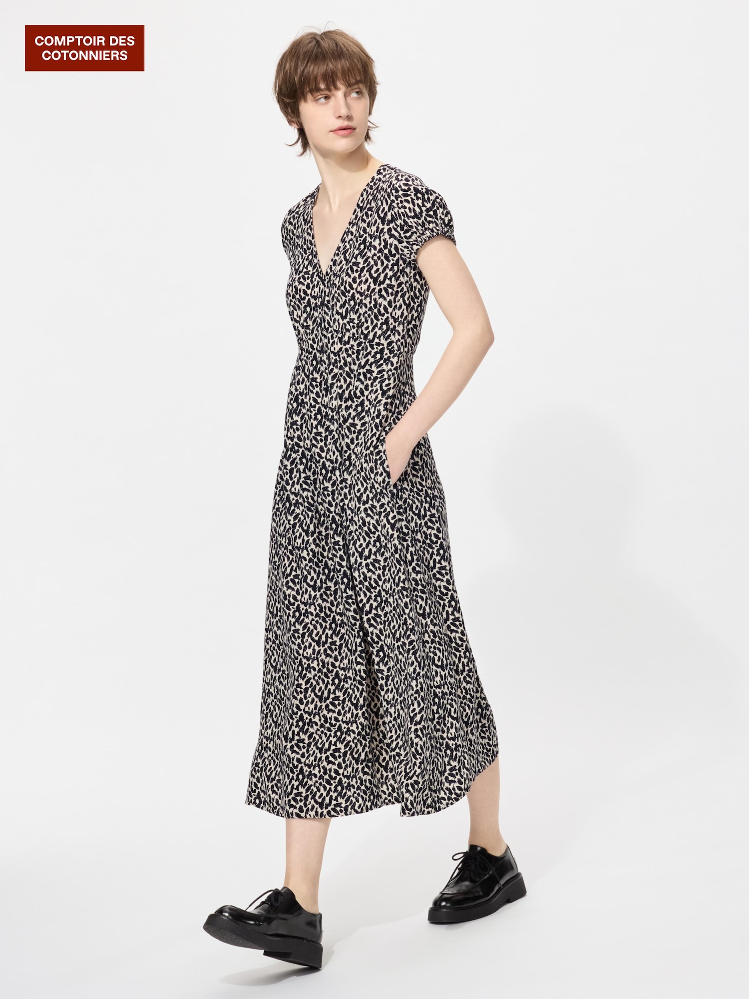 Платье длинное вискоза — UNIQLO
