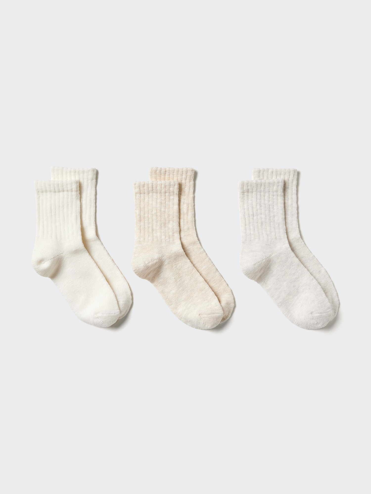 Носки 3 пары из букле — UNIQLO