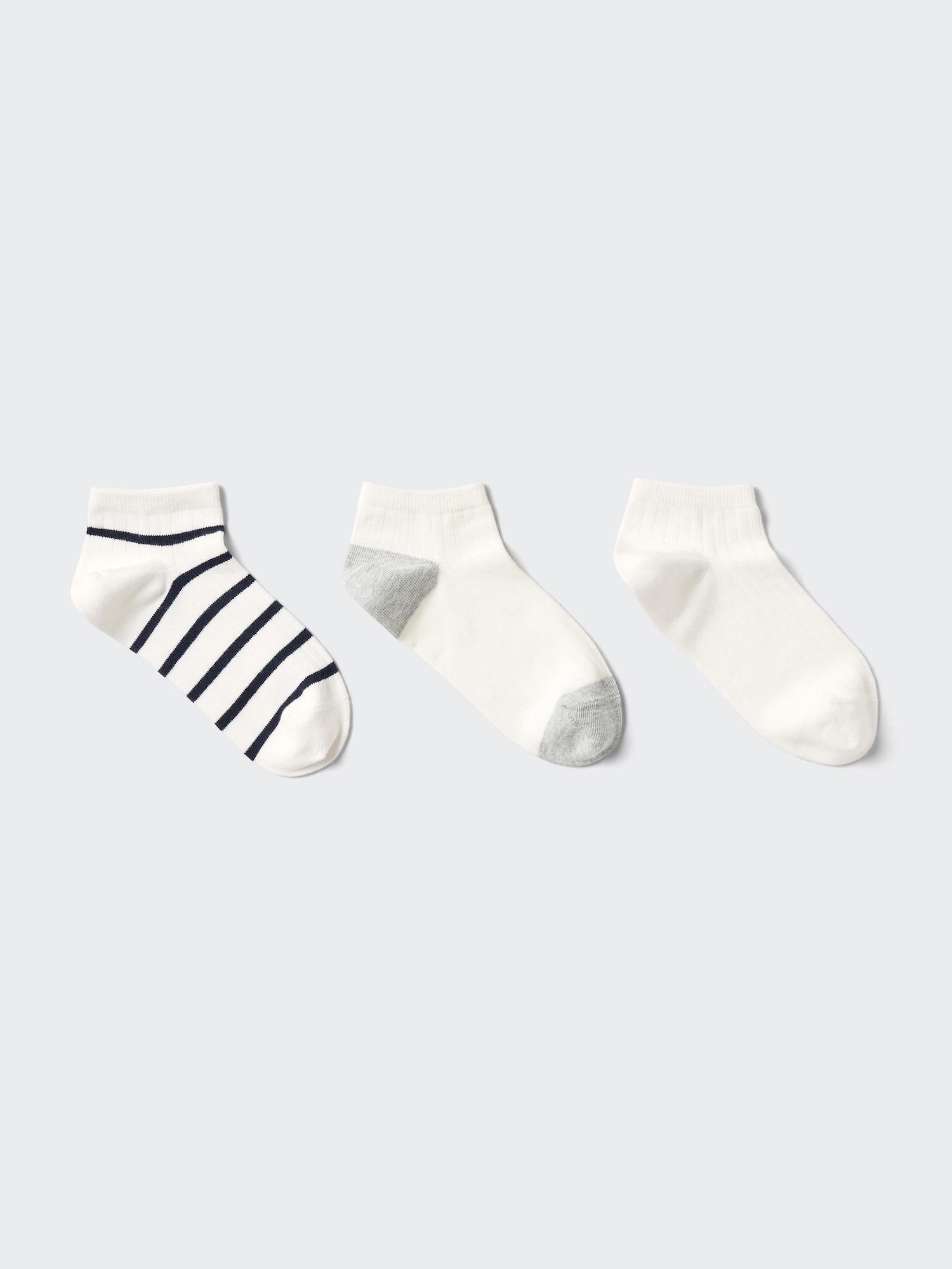 короткие носки 3 пары полоска — UNIQLO