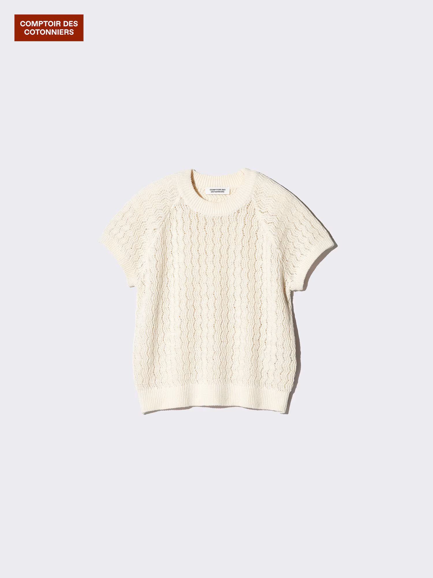 льняной свитер с круглым вырезом — UNIQLO