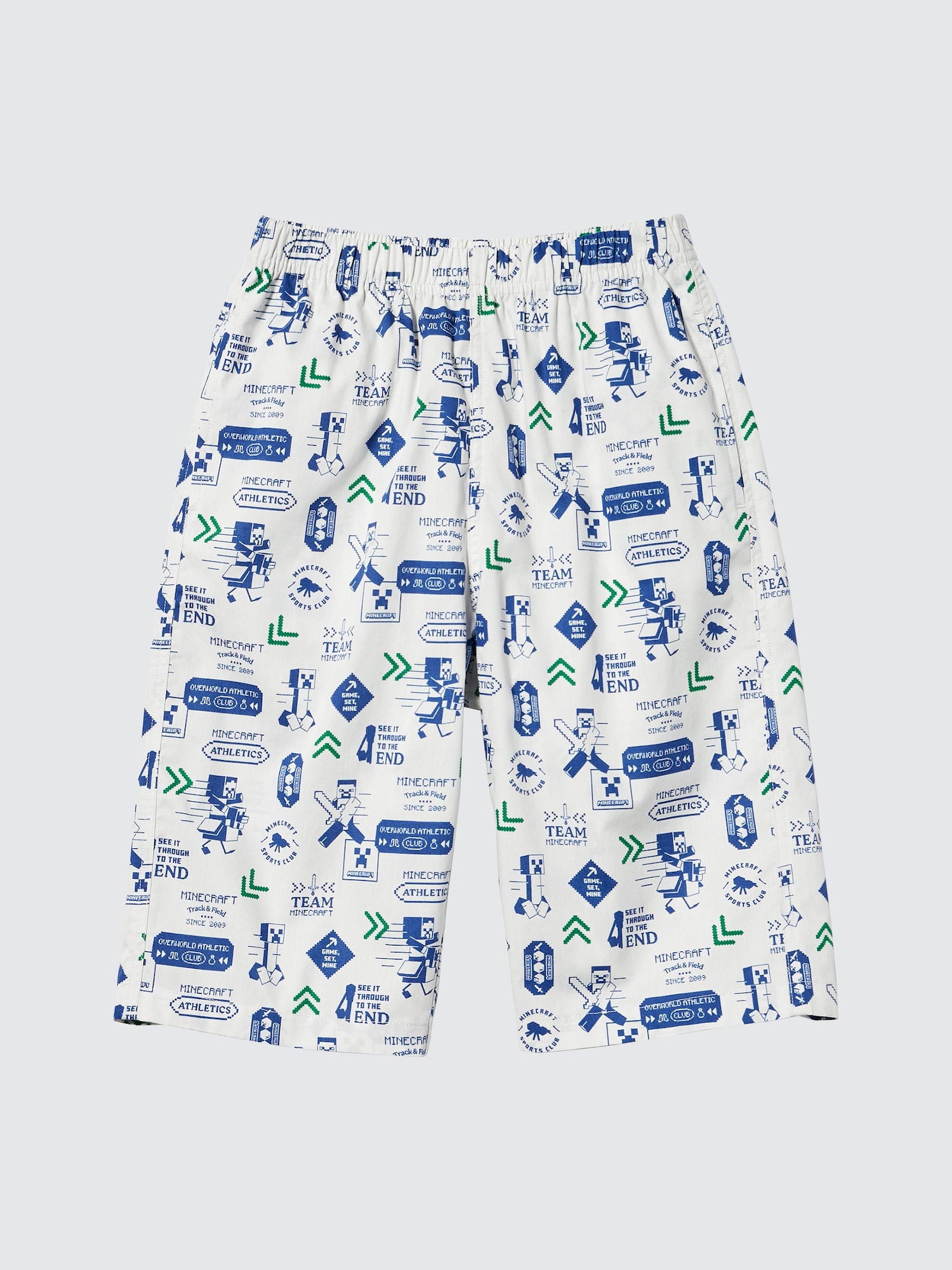 Хлопковые длинные шорты Minecraft — UNIQLO