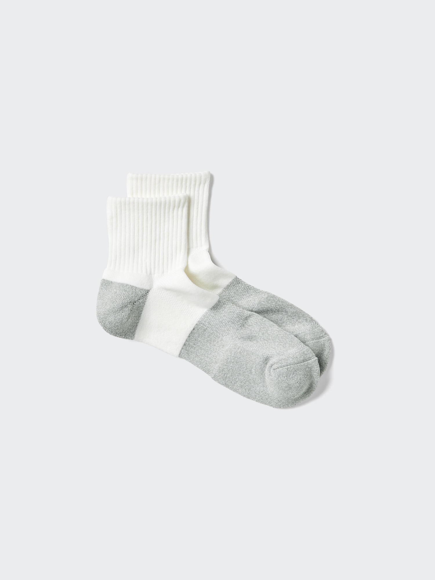 Спортивные носки-половинки/пайл/колорблок — UNIQLO