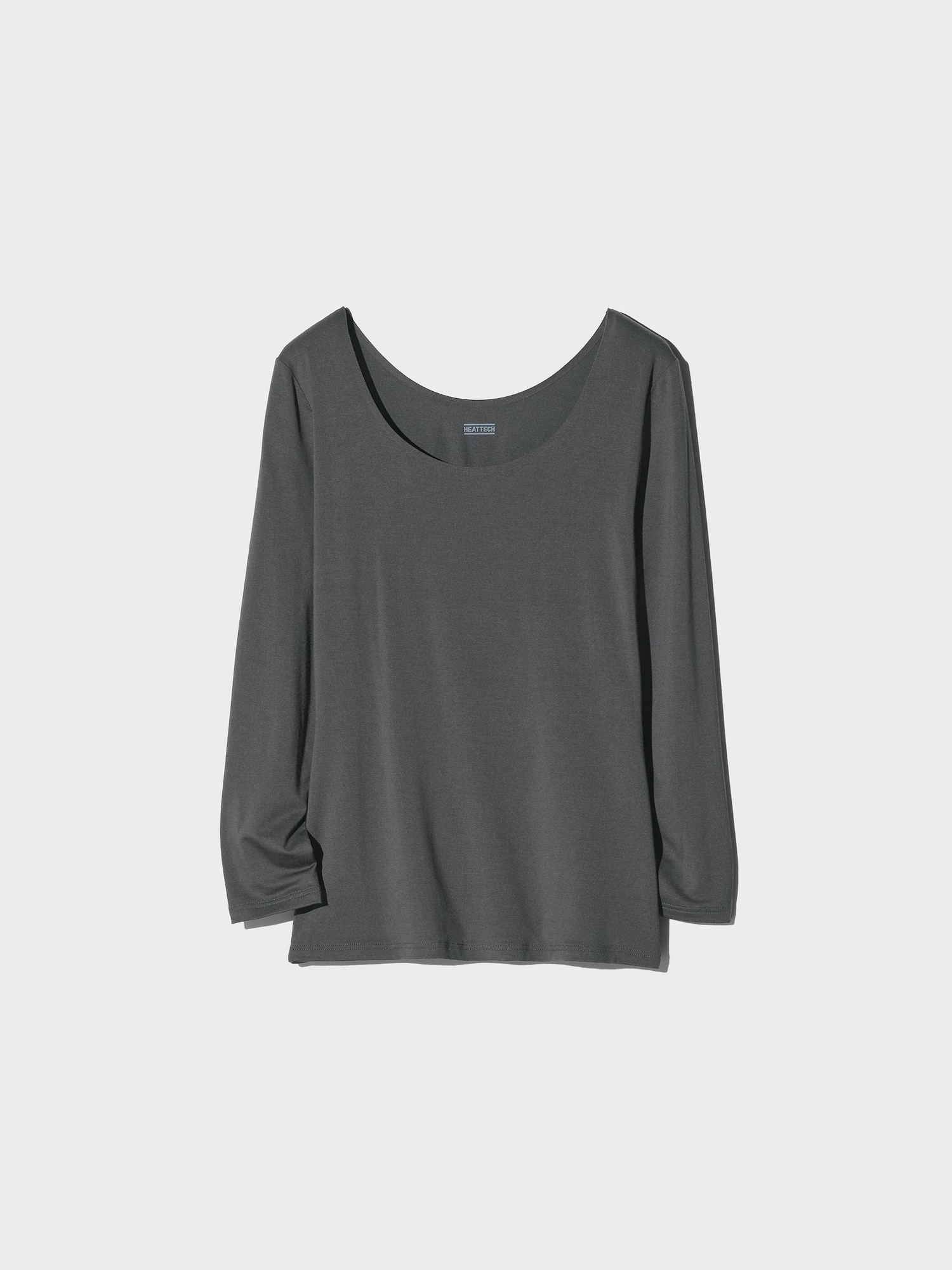 HEATTECH футболка с U-вырезом, рукав 7/8 — UNIQLO