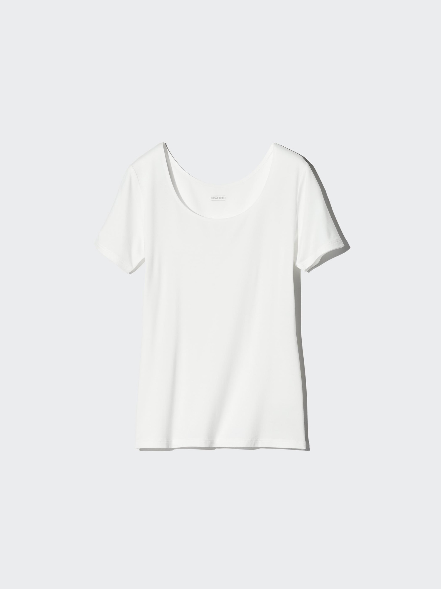 HEATTECH футболка с U-вырезом — UNIQLO