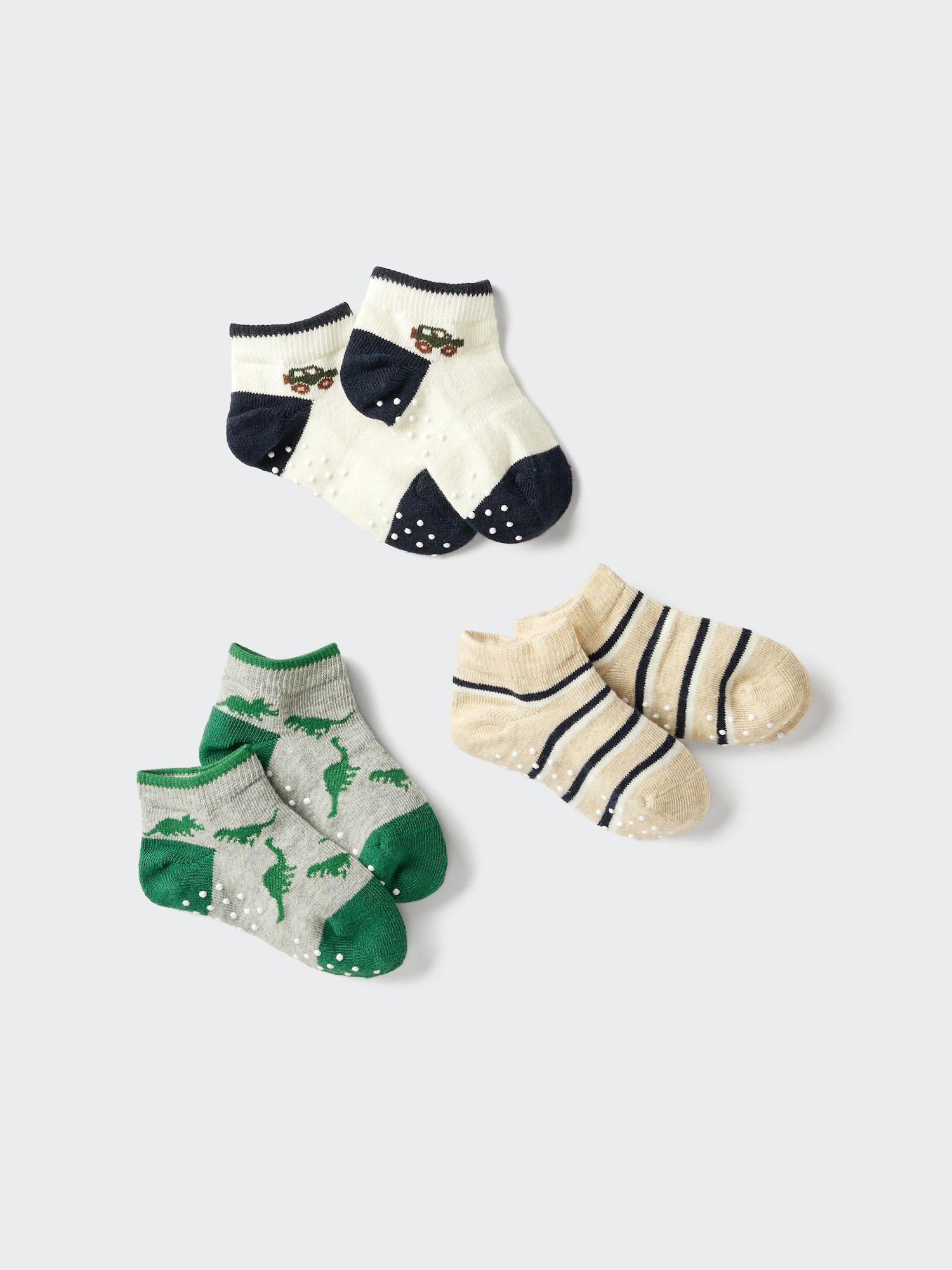 Короткие носки (набор 3 пары) — UNIQLO