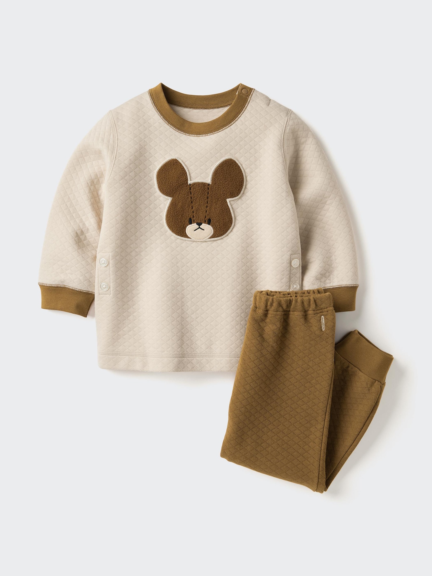Стёганая пижама Bear School — UNIQLO