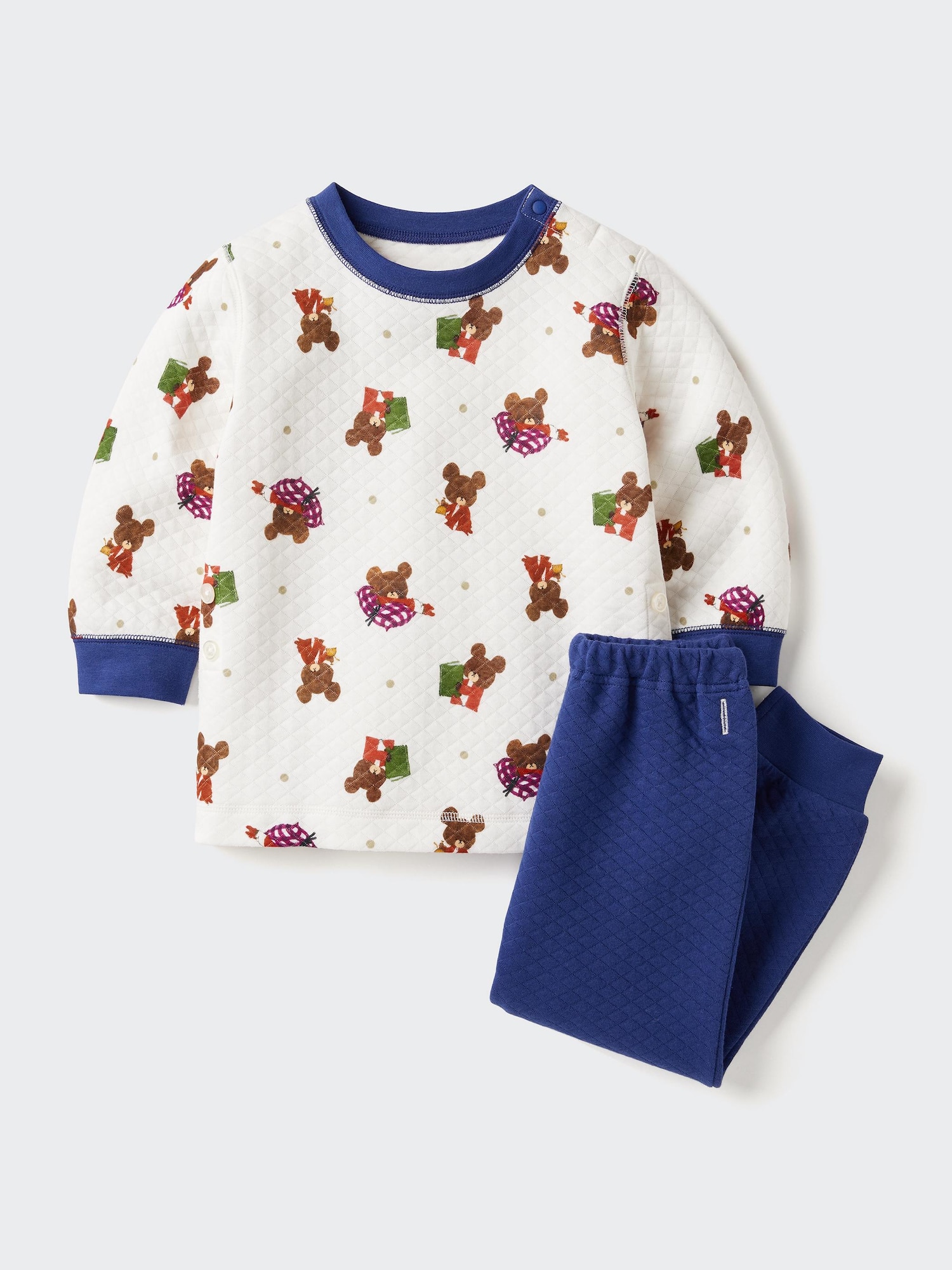 Стёганая пижама Bear School — UNIQLO