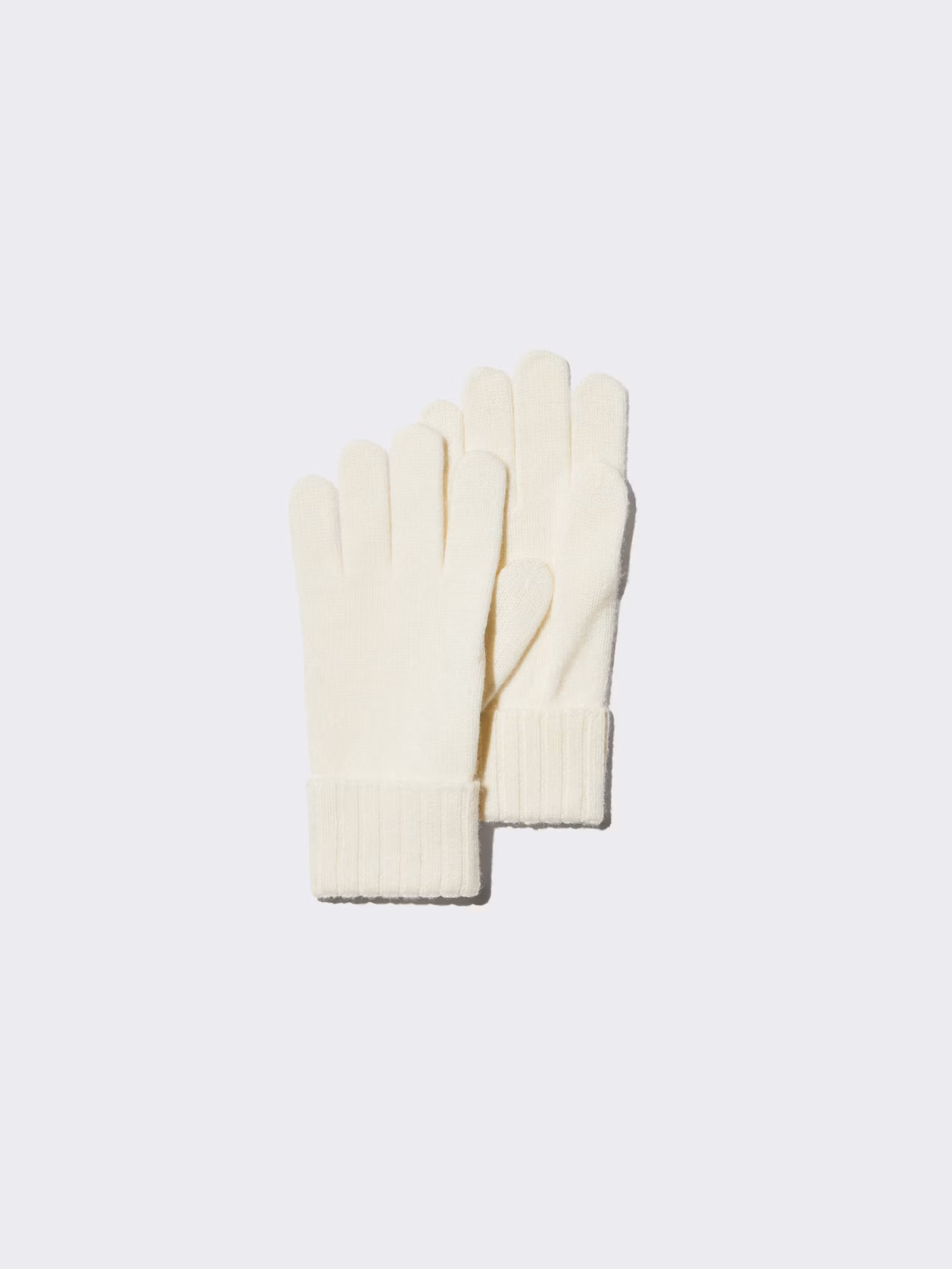 Кашемировые вязаные перчатки — UNIQLO