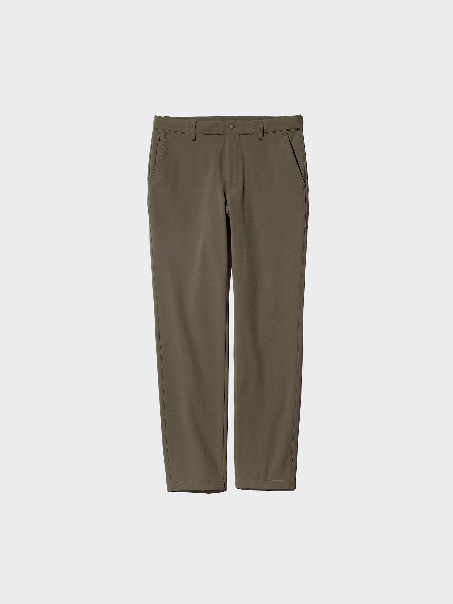 Утепленные эластичные брюки удлиненные — UNIQLO