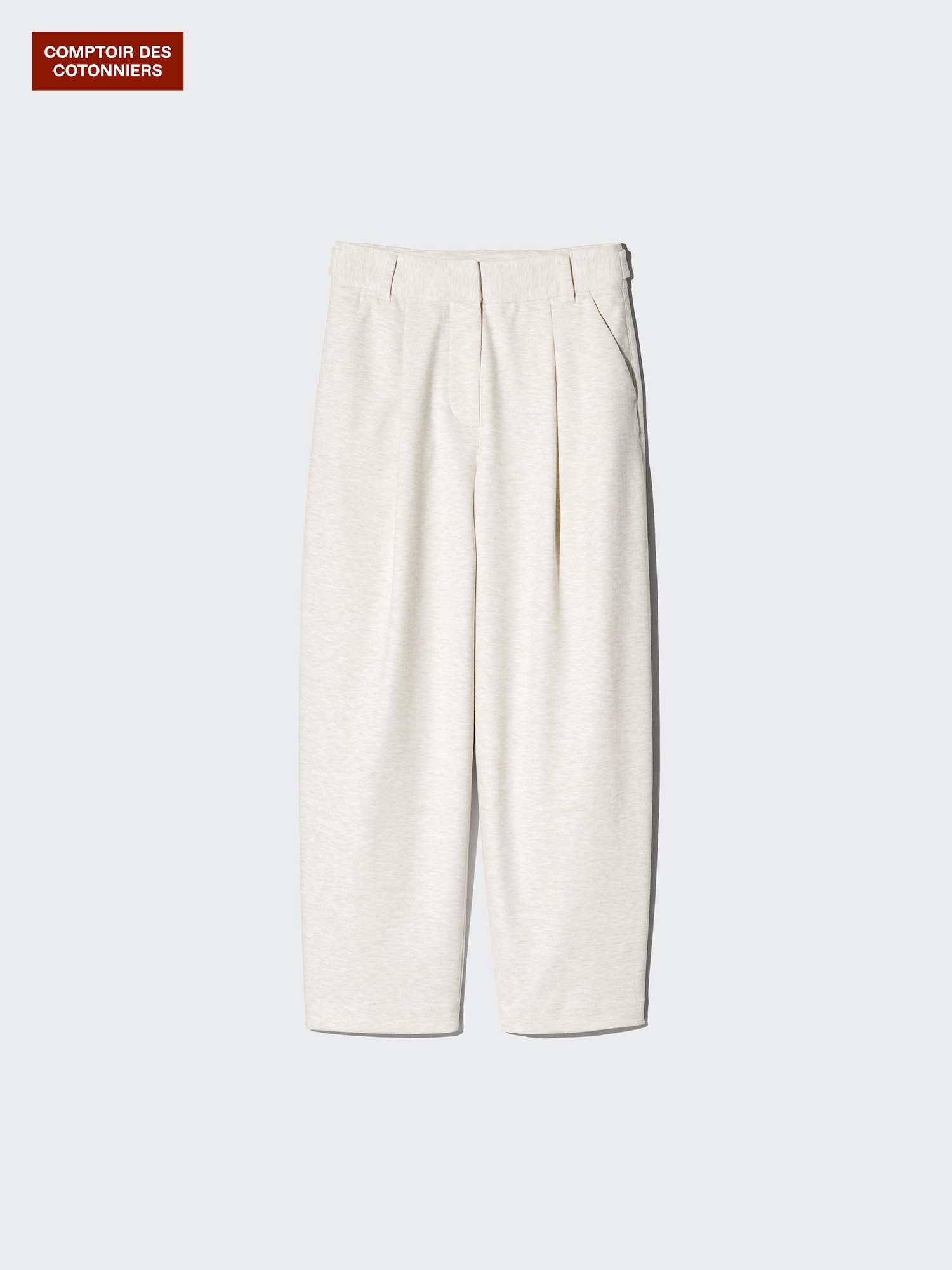 Брюки barrel из джерси — UNIQLO