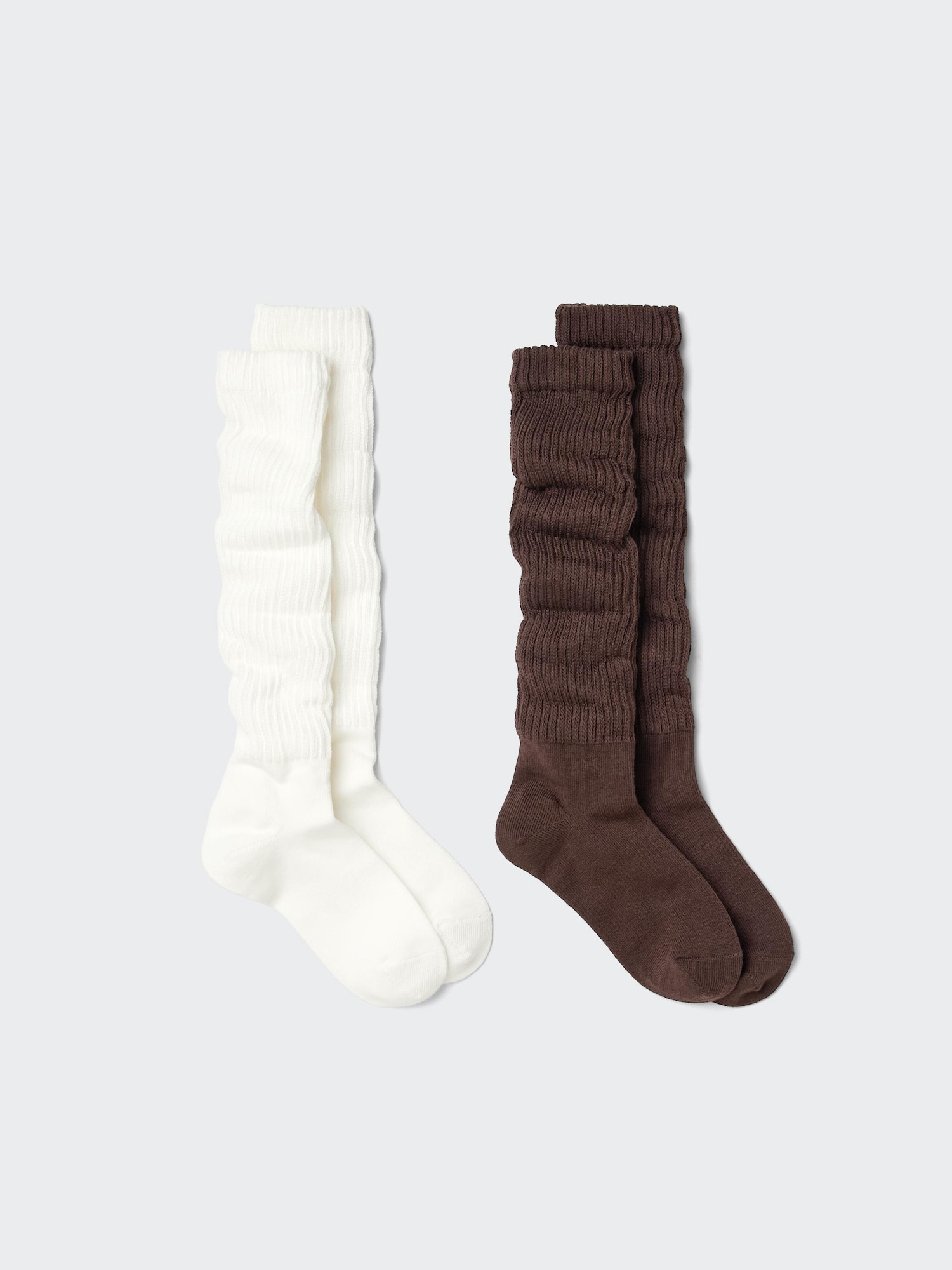 Длинные рыхлые носки 2P — UNIQLO