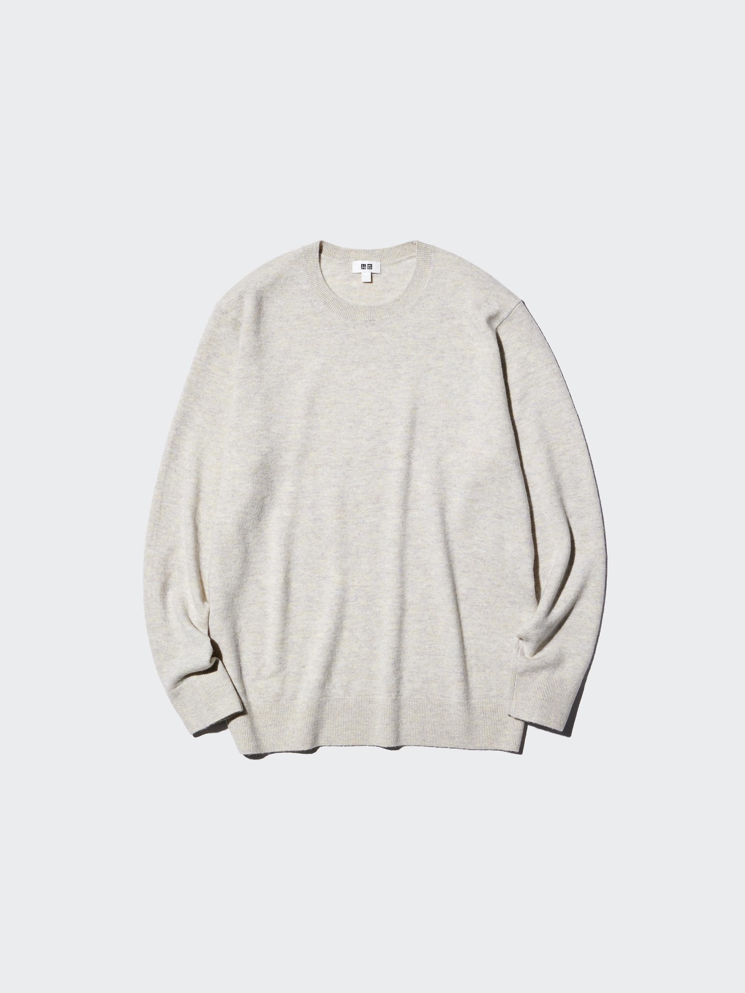 Кашемировый свитер с круглым вырезом — UNIQLO