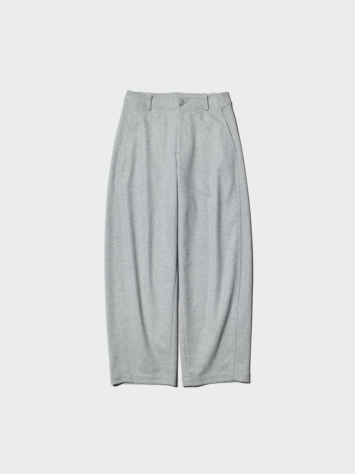 Брюки barrel из джерси с удлинением — UNIQLO