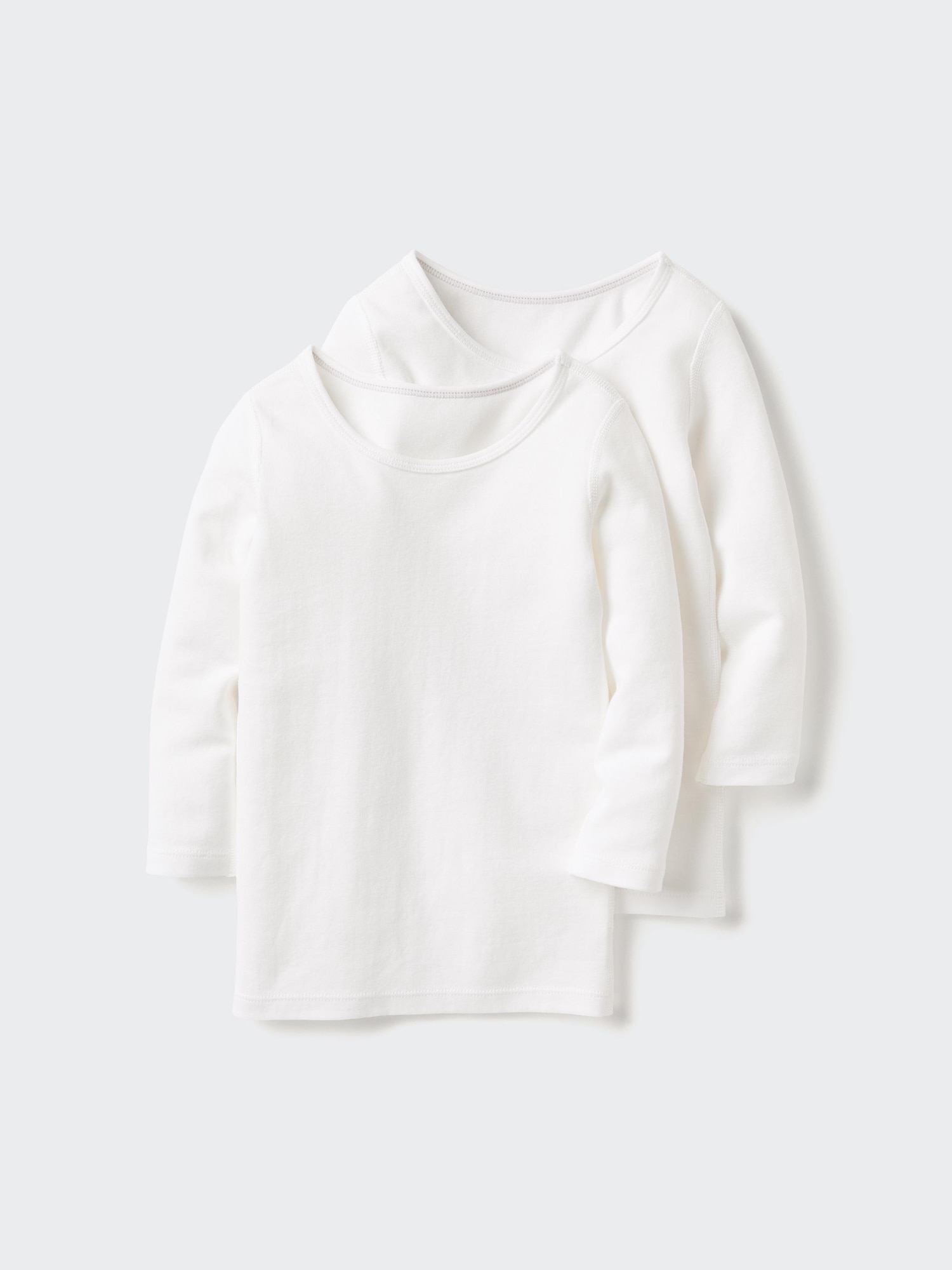 Хлопковая трикотажная футболка-бельё, 2 шт. — UNIQLO