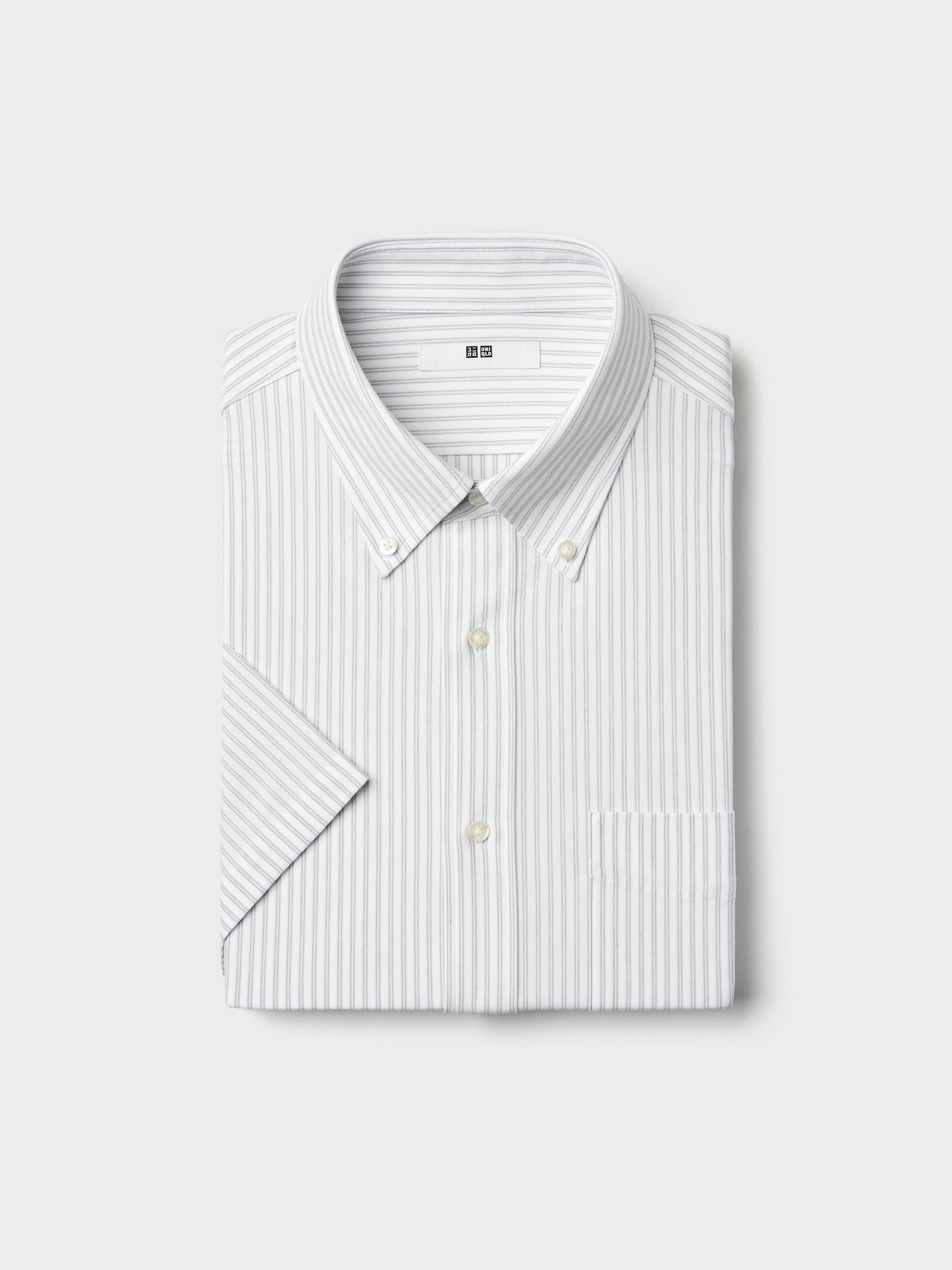 Сухая рубашка джерси в полоску — UNIQLO