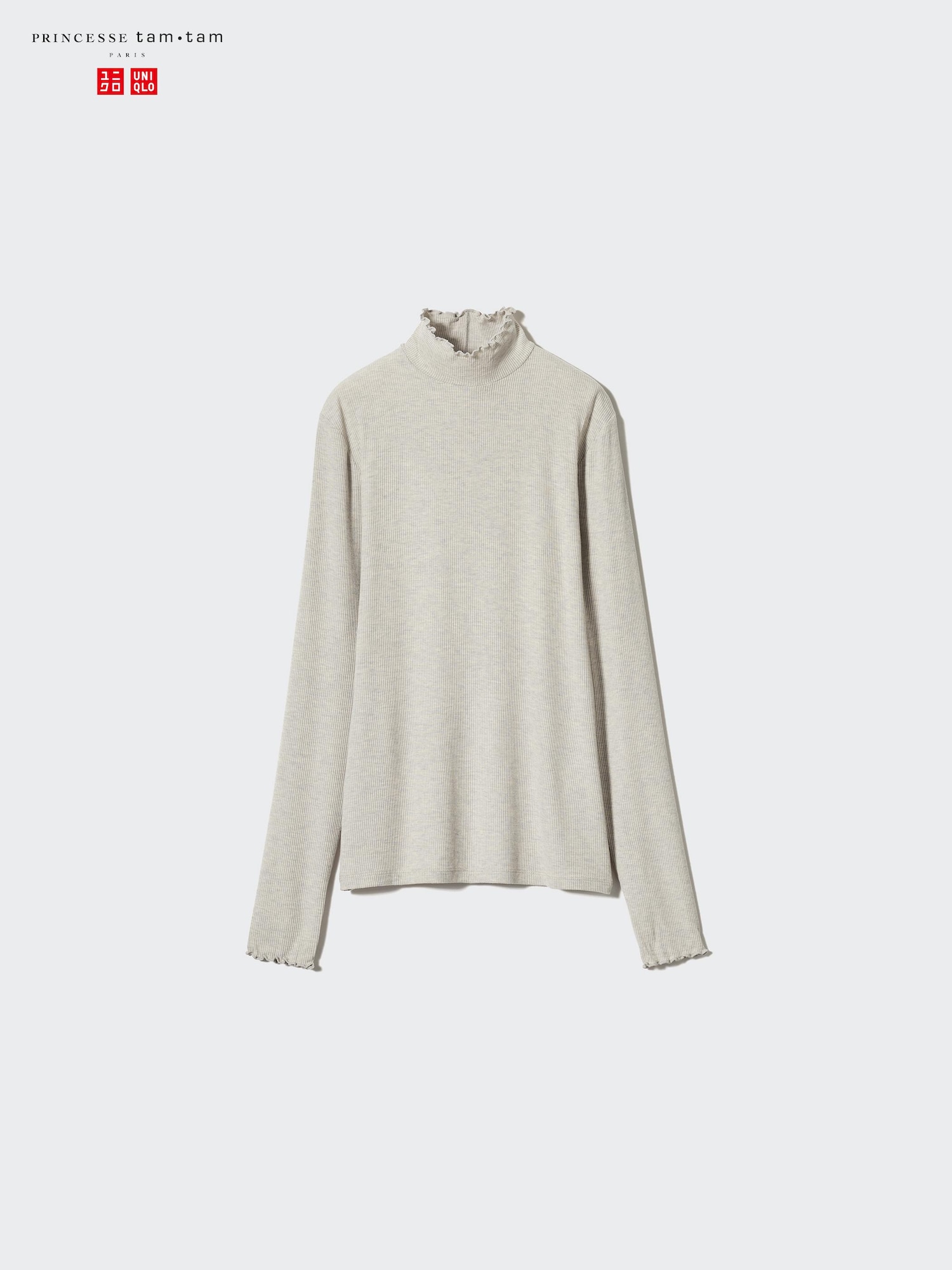 HEATTECH极暖кашмирbrenд рубчик водолазка — UNIQLO