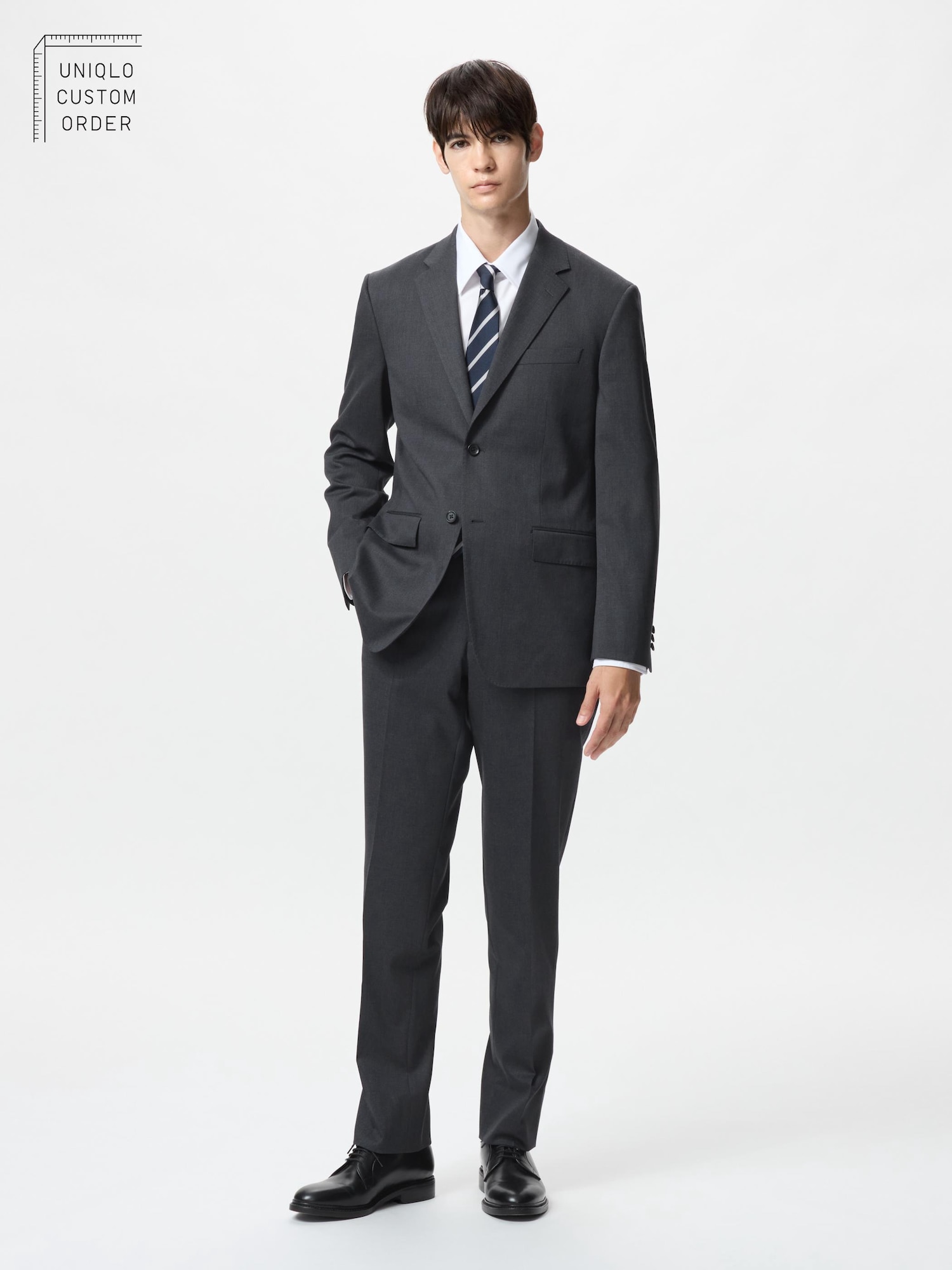Эластичные шерстяные брюки — UNIQLO