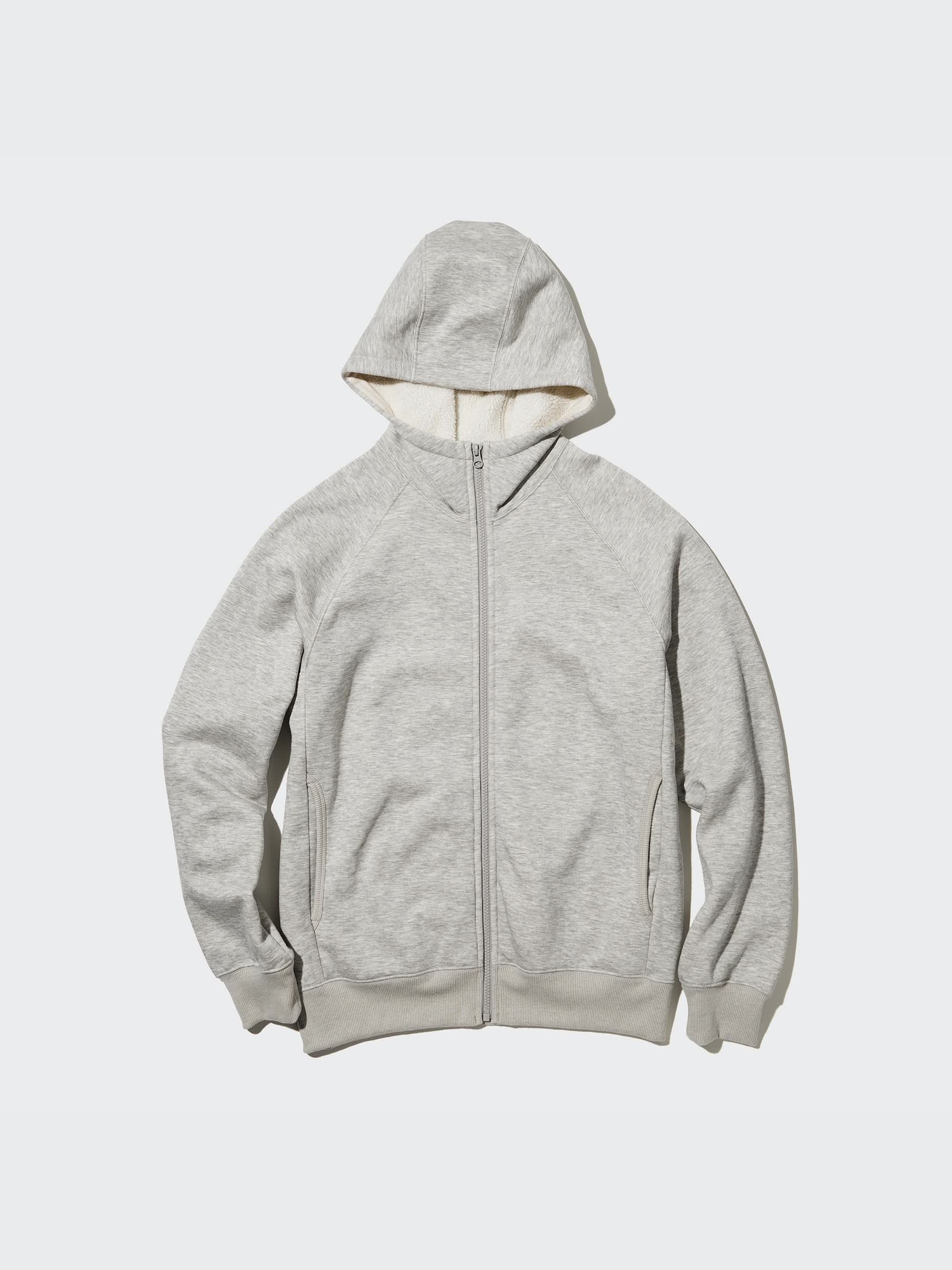 HEATTECH худи из флиса-боа на молнии — UNIQLO