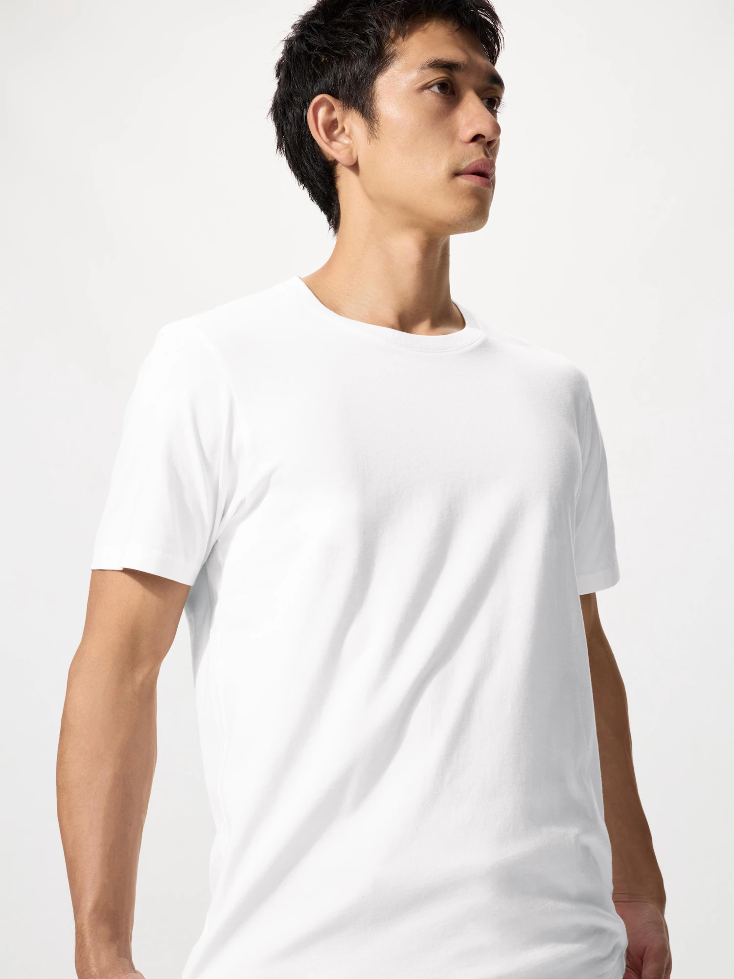 Футболка из хлопка Supima с круглым вырезом — UNIQLO