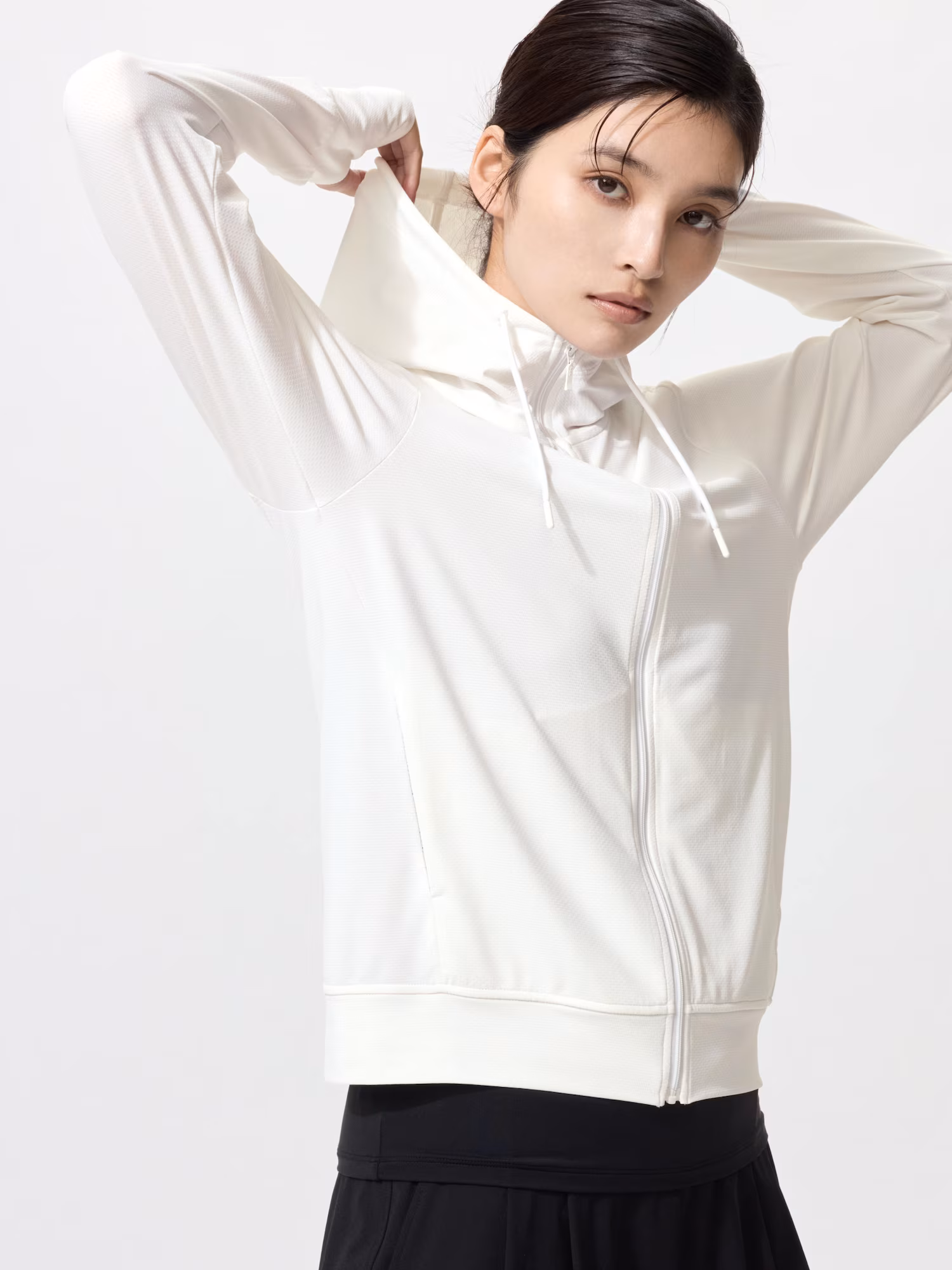 Парка AIRism с UV-защитой, сетчатая, на полной молнии — UNIQLO