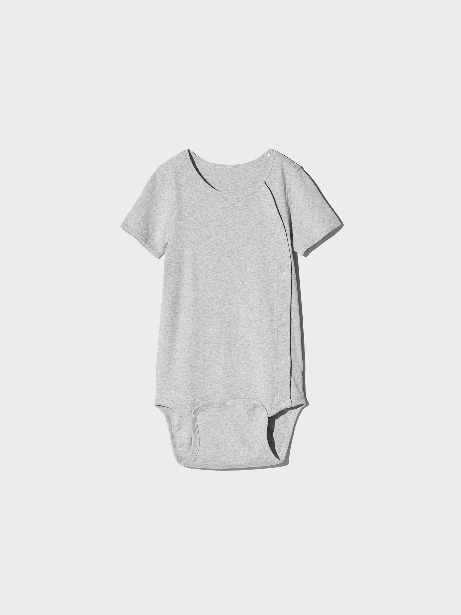Боди из хлопка с круглым вырезом и гульфиком — UNIQLO