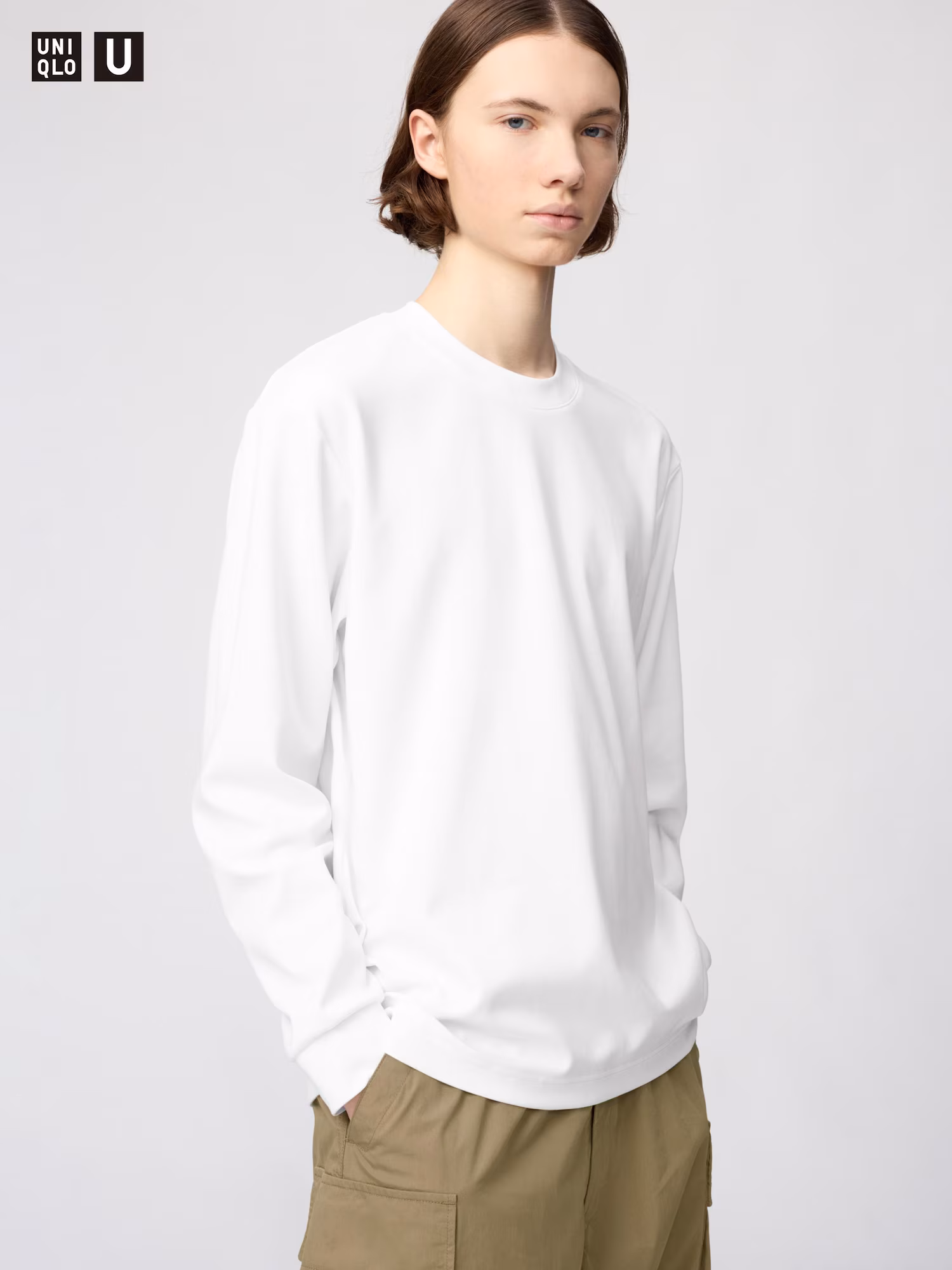 AIRism хлопковая футболка с круглым вырезом — UNIQLO