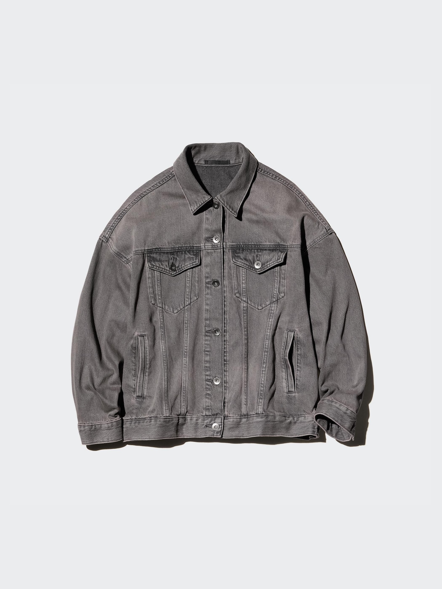 Джинсовый жакет оверсайз — UNIQLO