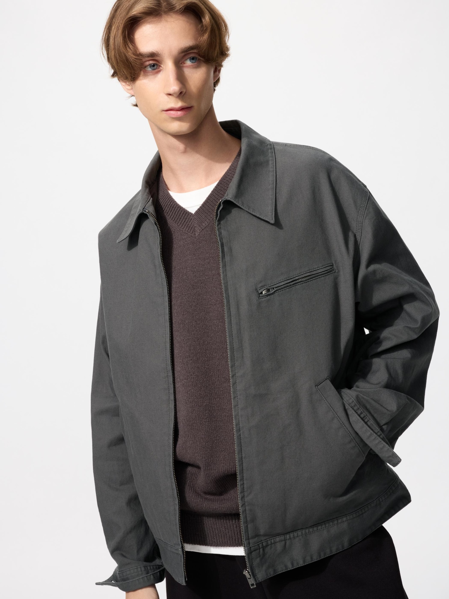Блузон на молнии — UNIQLO