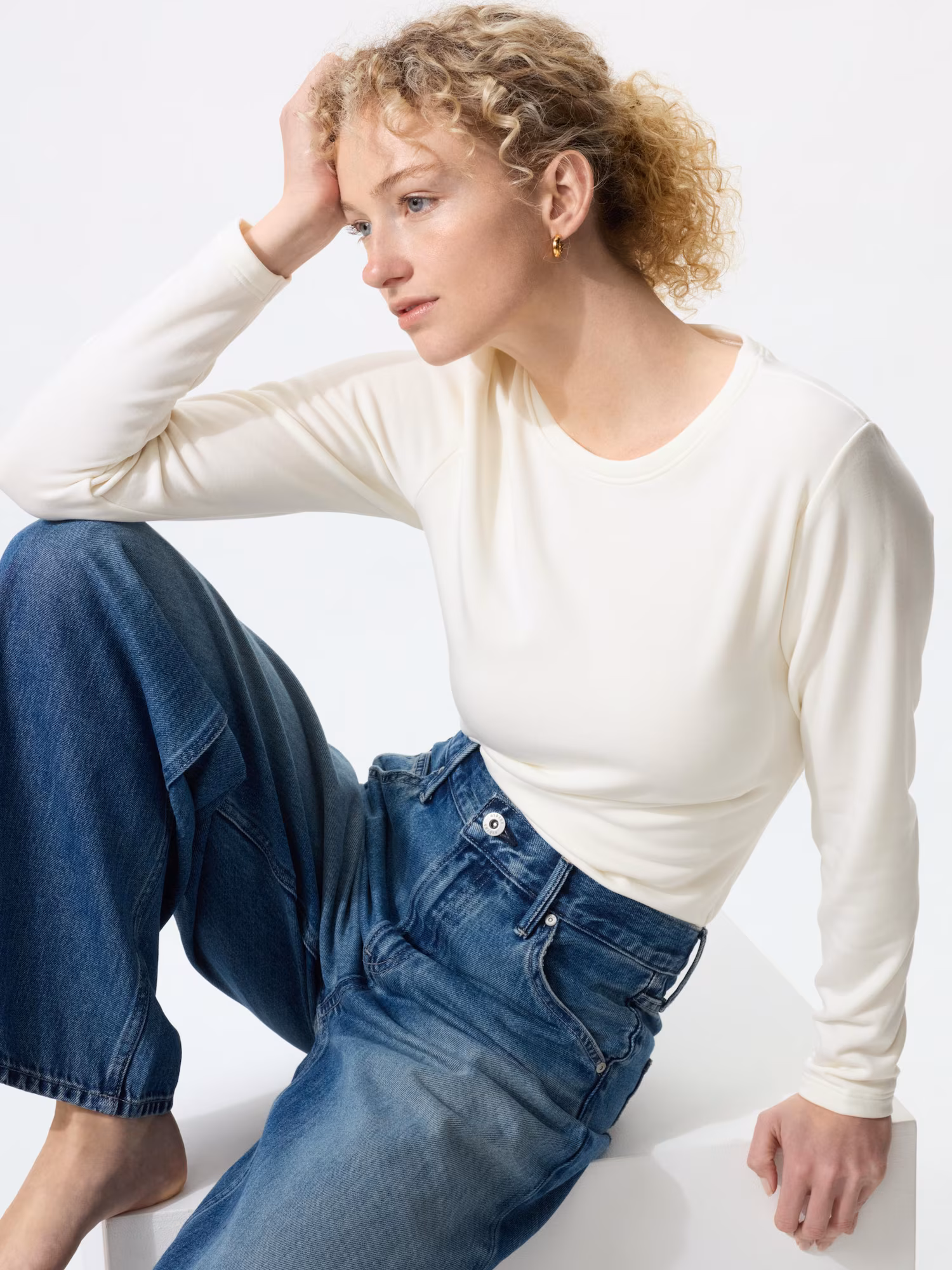 Супер теплый HEATTECH лонгслив — UNIQLO
