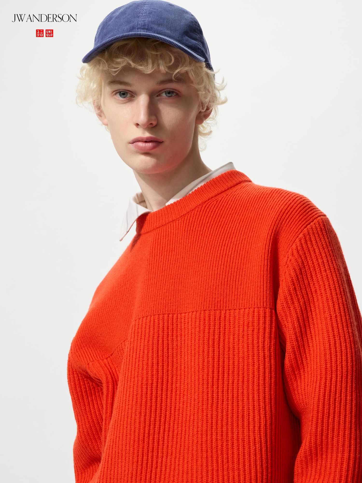 Риб кулак свитер/долгий рукав — UNIQLO