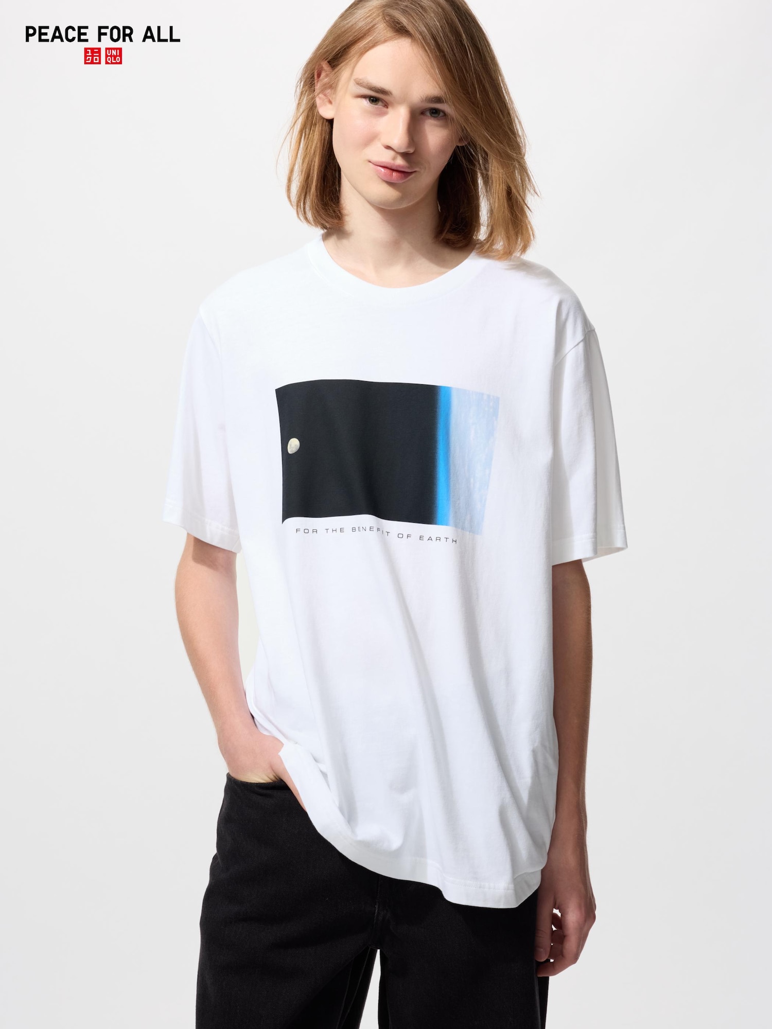 Футболка Peace for All клуб будущего — UNIQLO